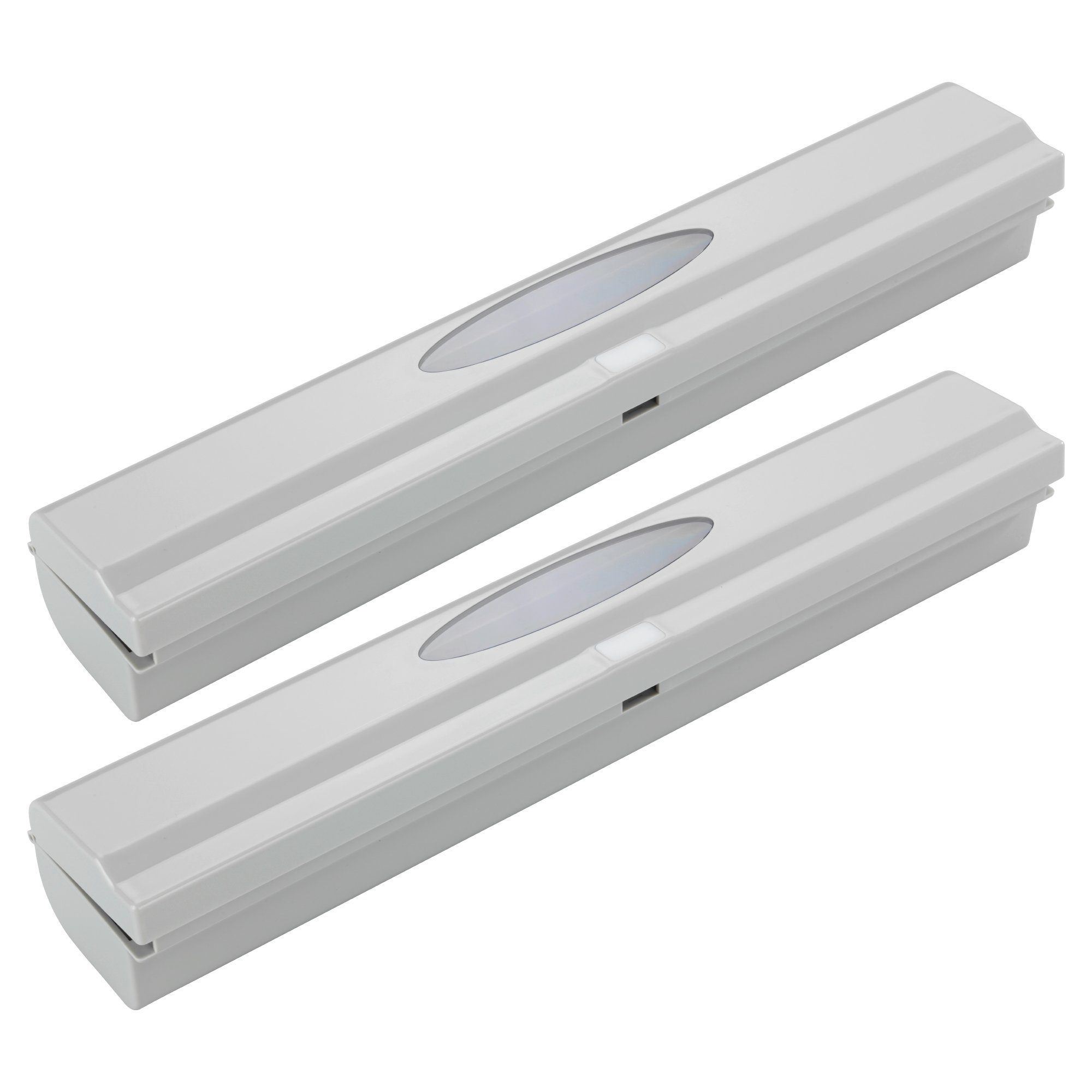 Basera® Folienspender Folienschneider Press & Cut Hellgrau, 2er Set