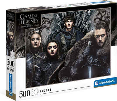 Clementoni® Puzzle Game of Thrones, 500 Puzzleteile