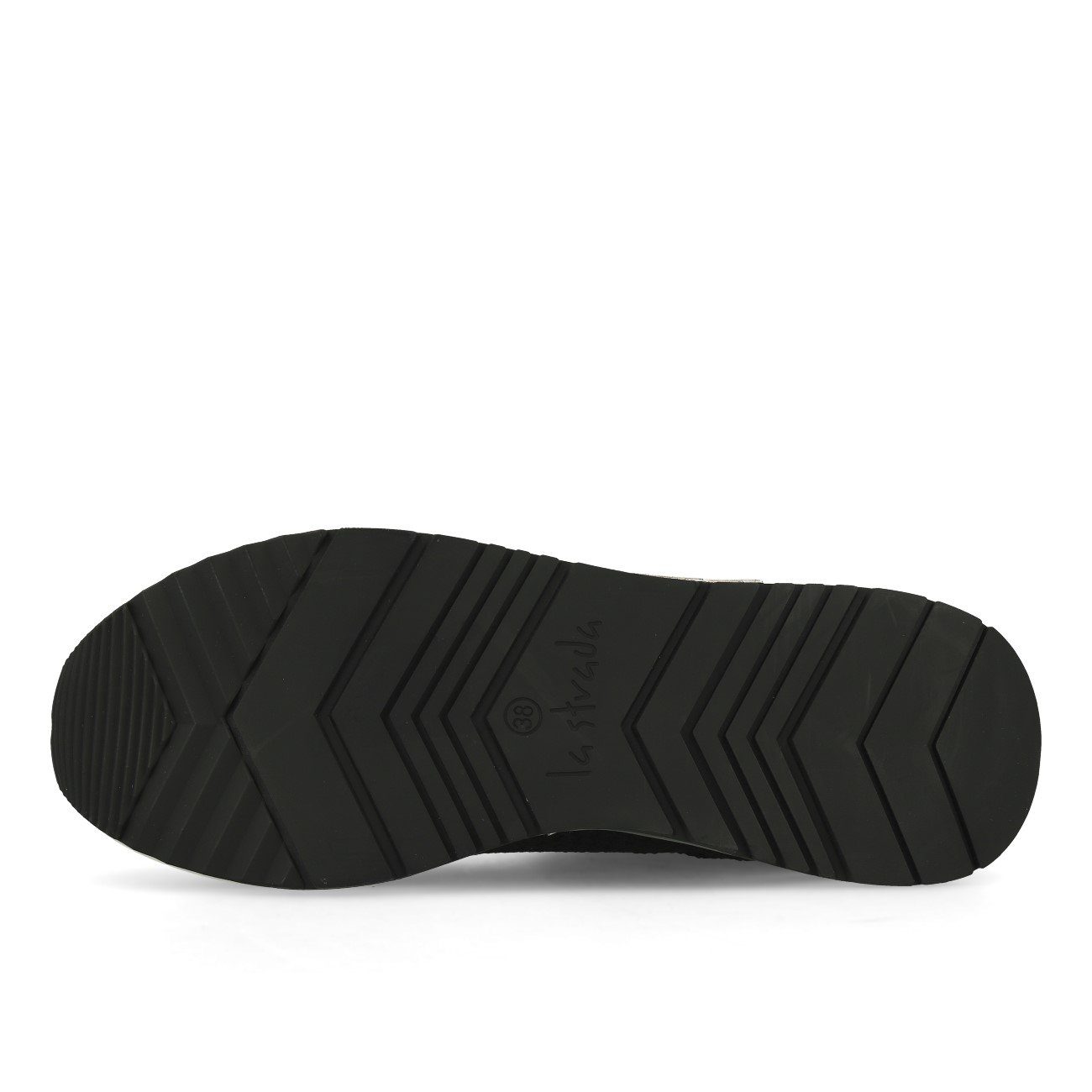 La Strada La Strada 2003169 Migh High Knitted Damen Sneaker Black Knitted Rubber Sneaker