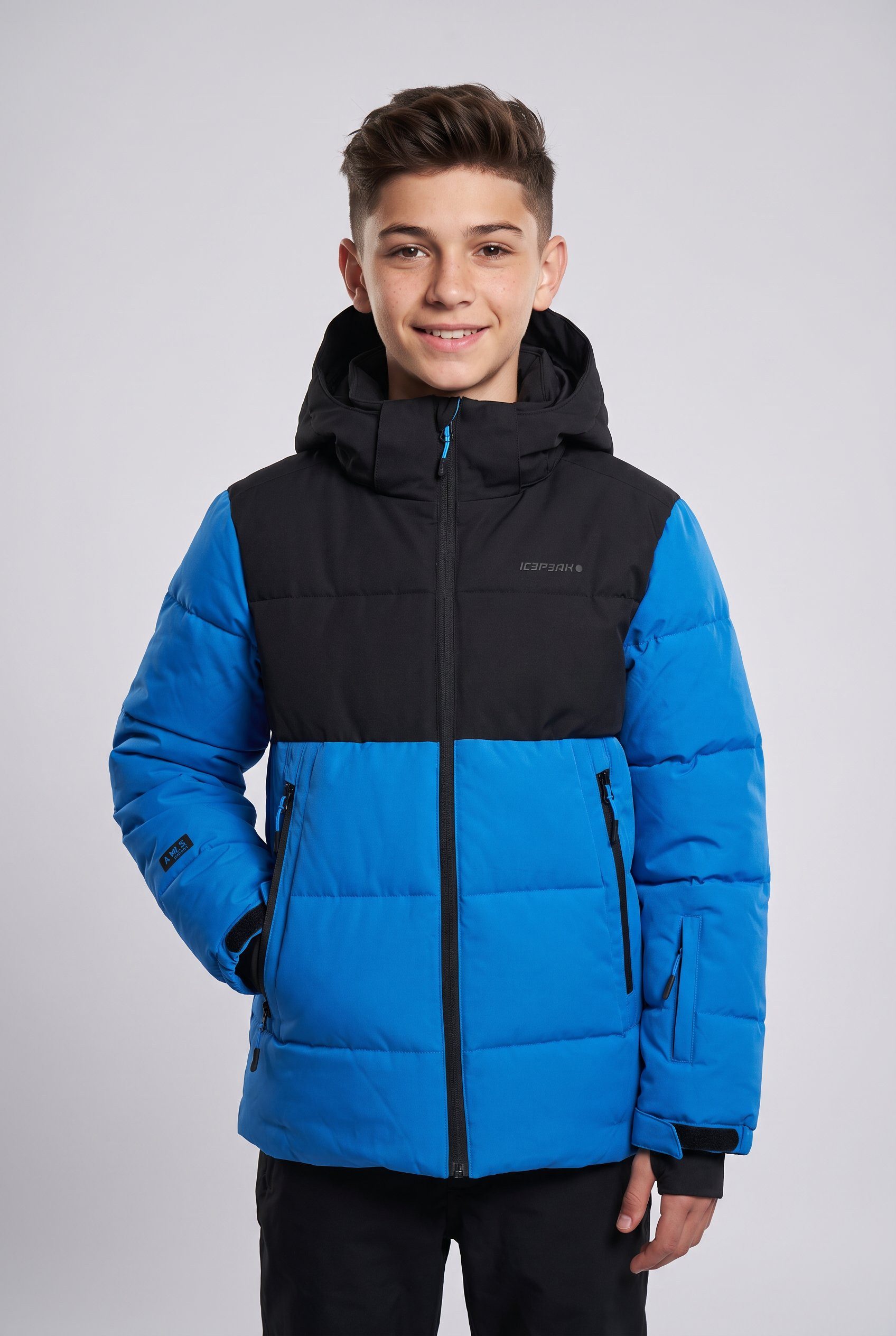 Icepeak Skijacke ICEPEAK LOUIN JR für Kinder und Jugendliche, wasserdicht, atmungsaktiv, windabweisend