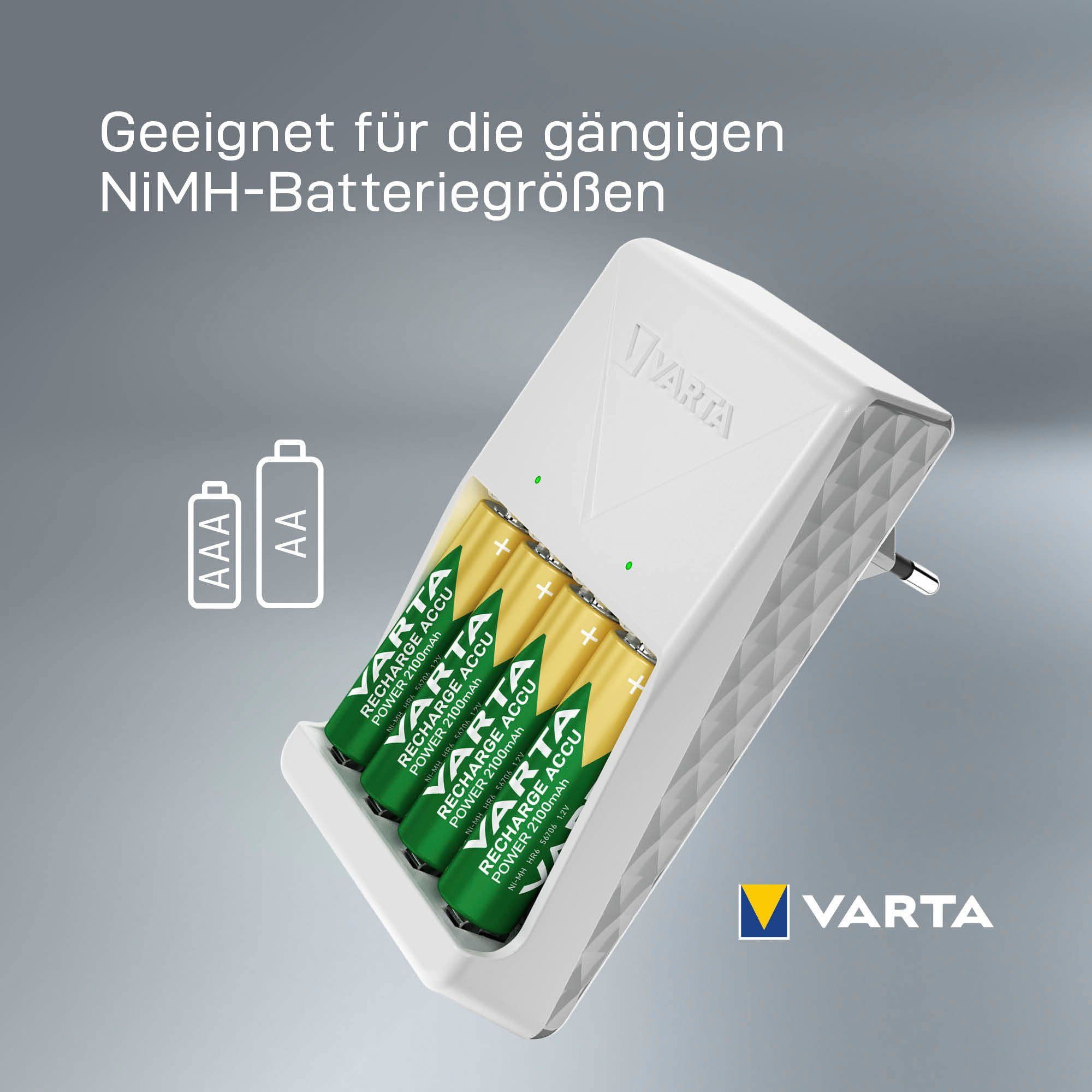 VARTA Plug Charger Batterie-Ladegerät (1-tlg)