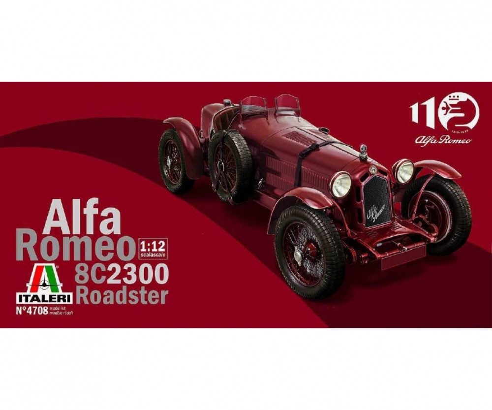 Italeri Modellbausatz Italeri 1:12 Alfa Romeo 8C/2300 1931-33