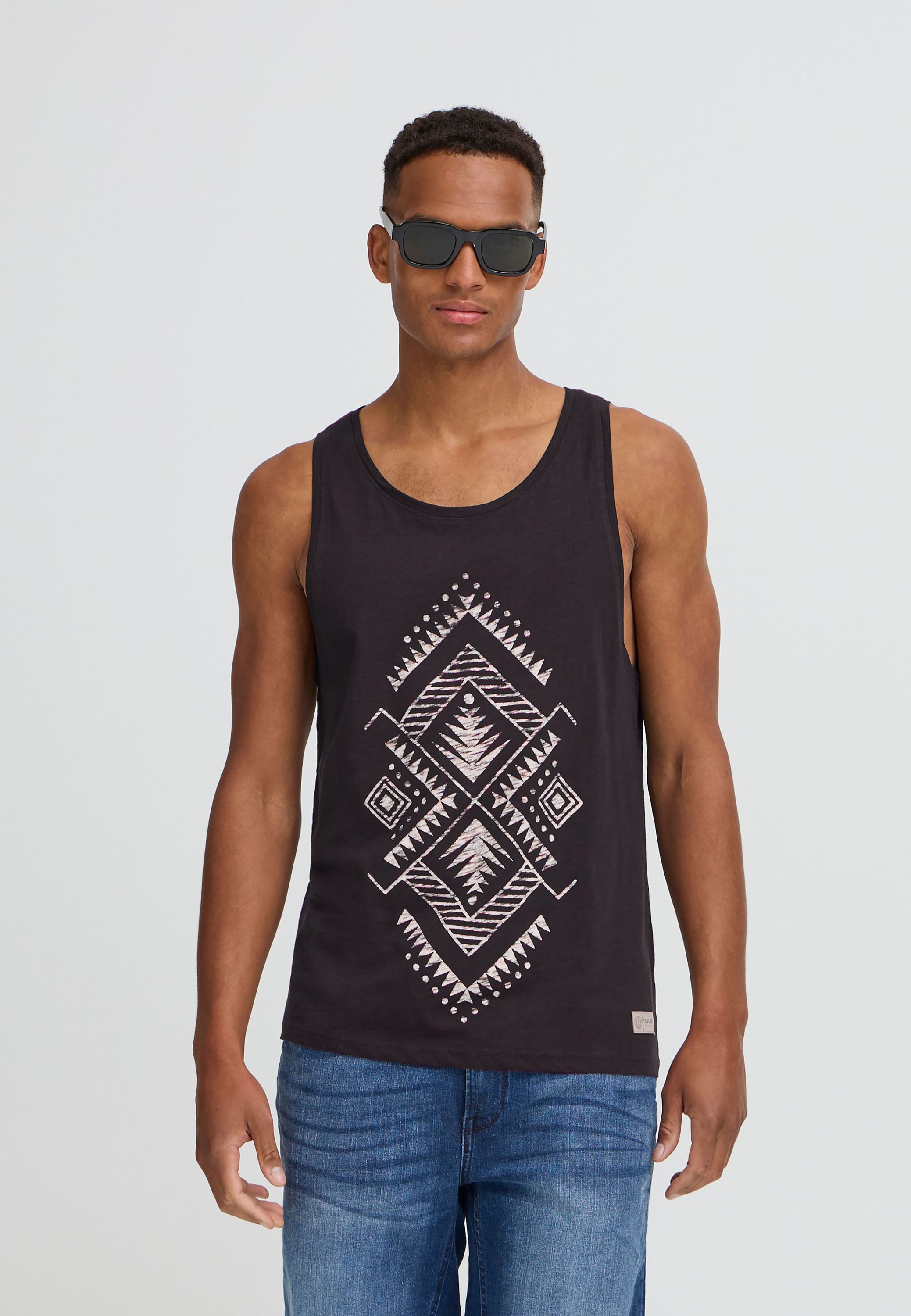 !Solid Tanktop SDIsaak Ärmelloses Shirt mit Inka Print