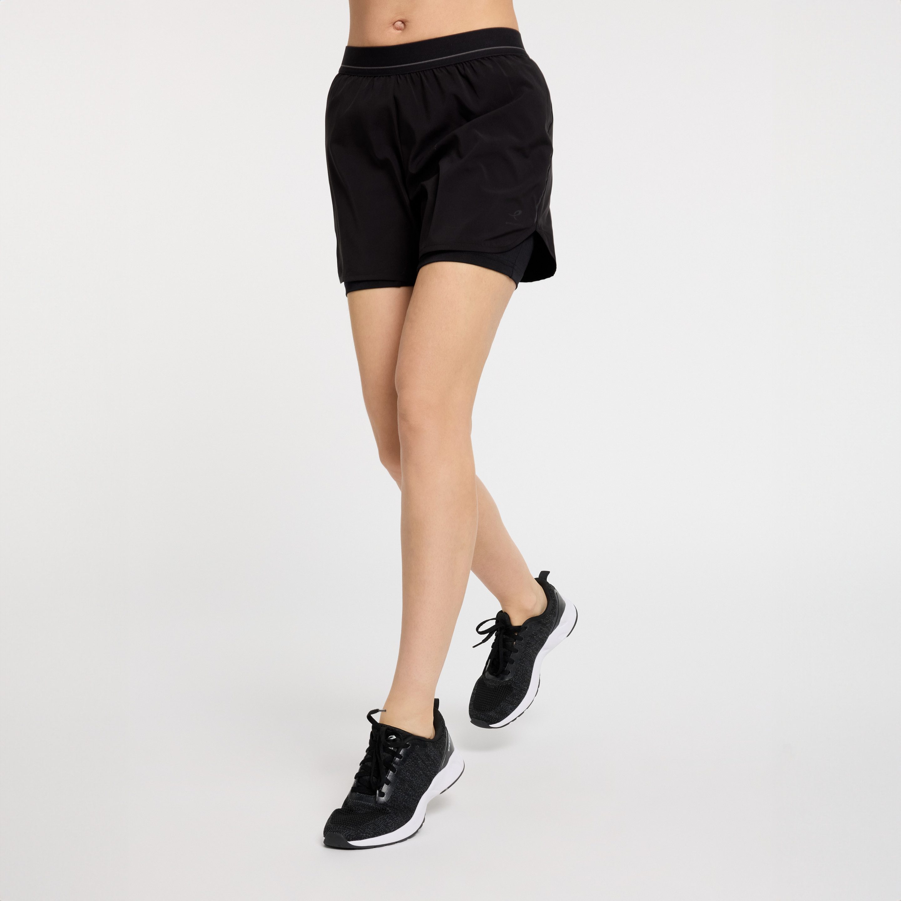 Energetics Laufshorts DA.-SHORTS ISOLDA II W mit elastischer Außenhose, atmungsaktives DRY PLUS ECO-Fasersystem