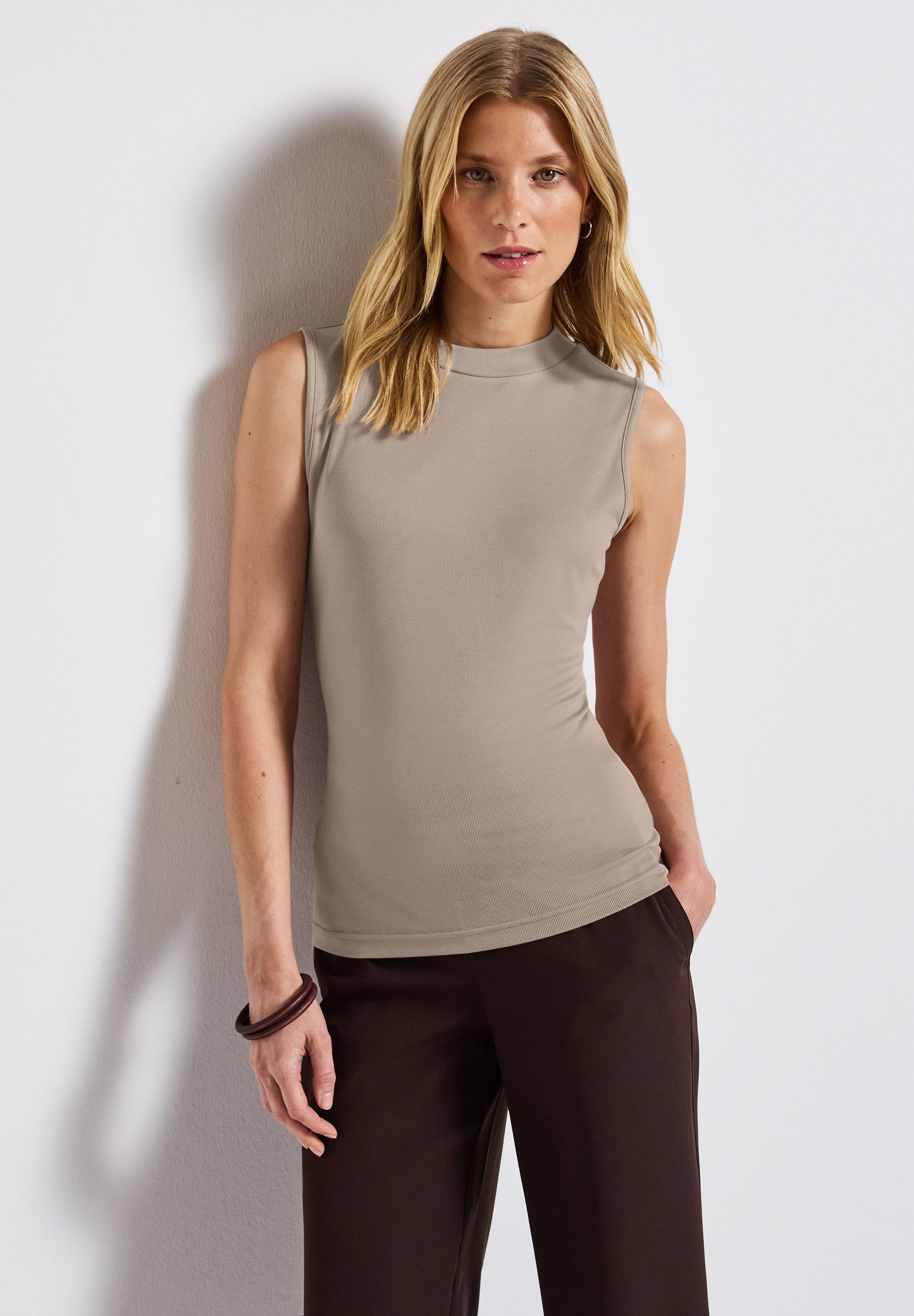 STREET ONE Ripptanktop mit Rippstruktur günstig online kaufen