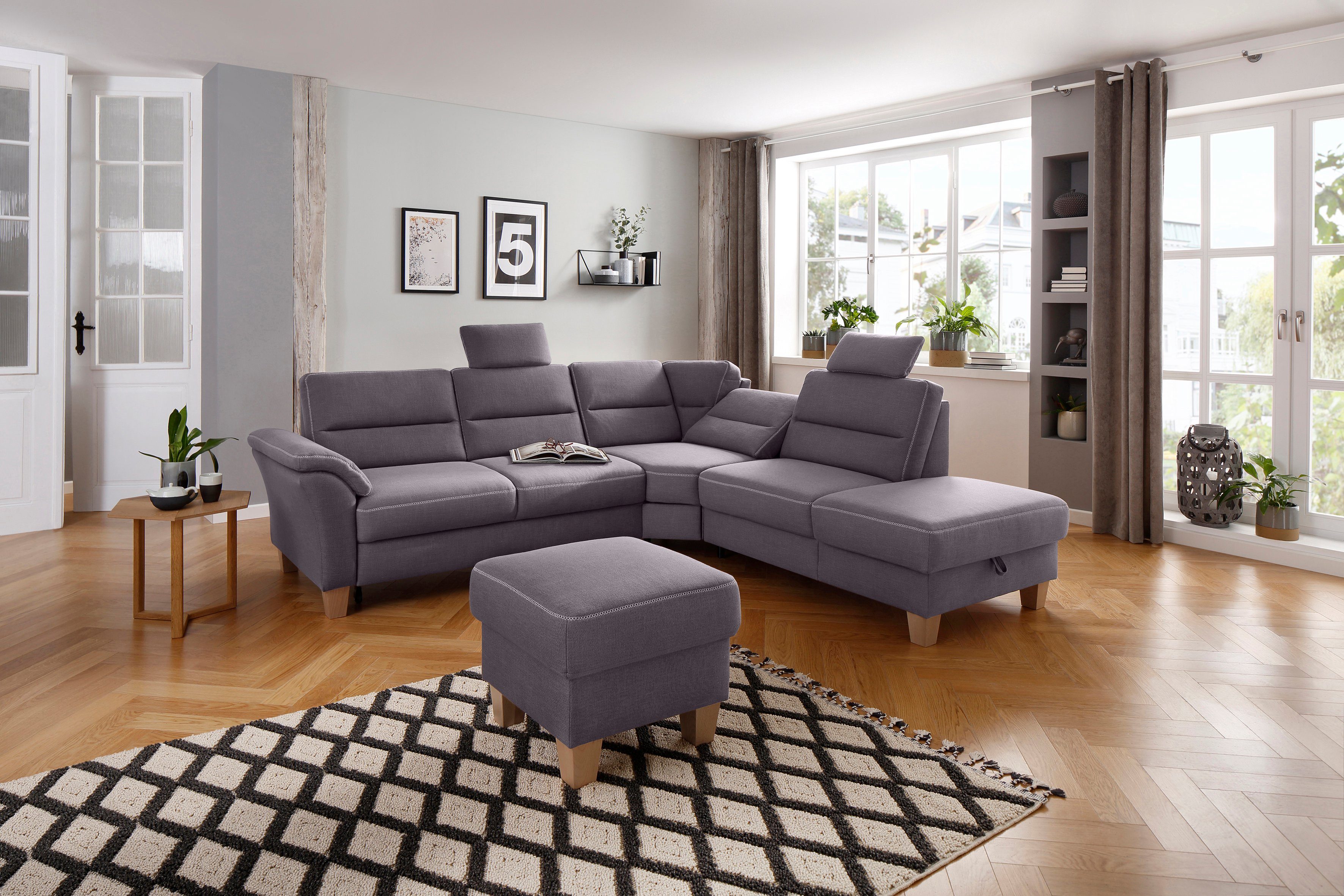 Home affaire Ecksofa Soleo L-Form, komfortabel günstig online kaufen