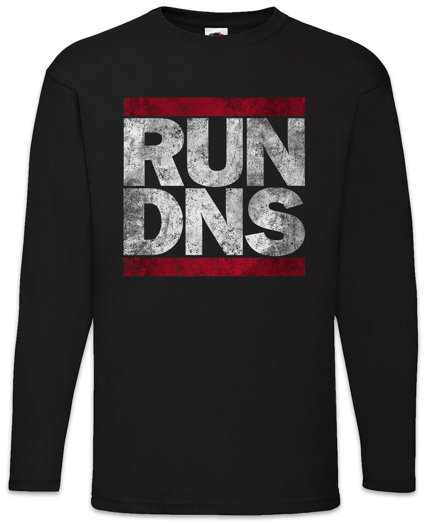 Langarmshirt Run Dns Langarm T-Shirt Domain Name System Informatik Informatiker