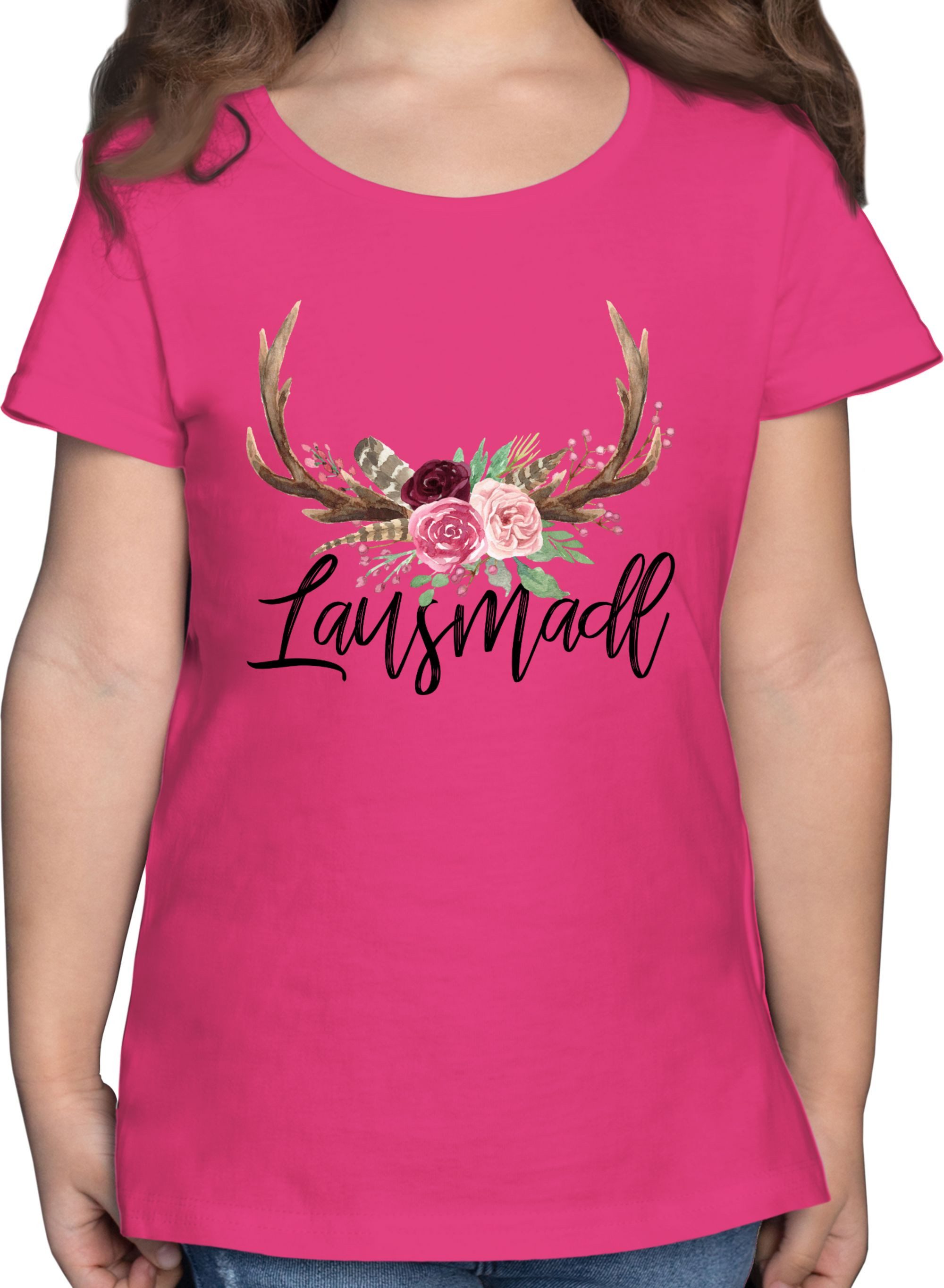 T-Shirt Lausmadl Hirschgeweih I