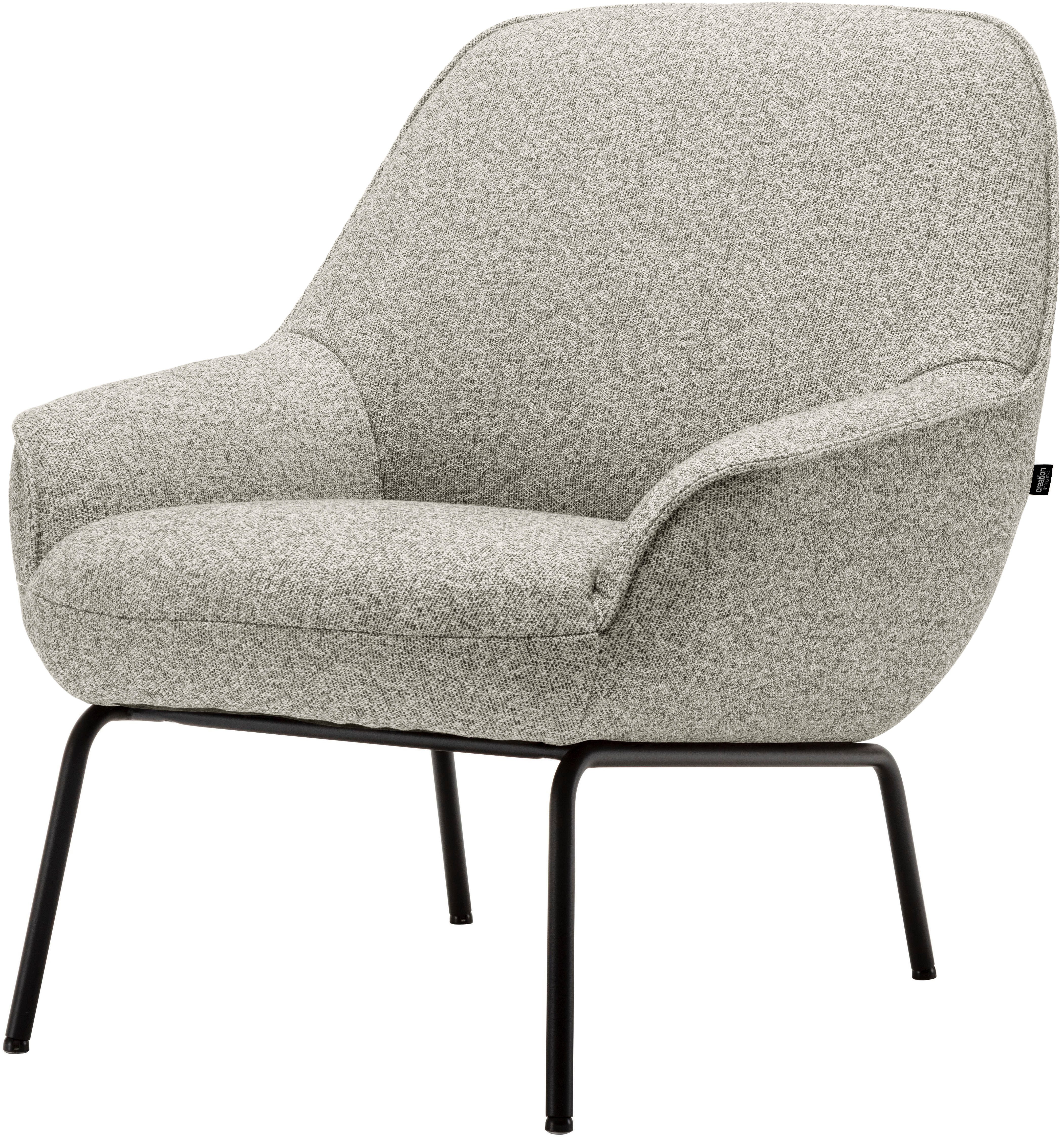 Creation BY ROLF BENZ Sessel Designsessel CR.482 in hochwertiger Detailverarbeitung, Breite 76cm, und tollem Sitzkomfort