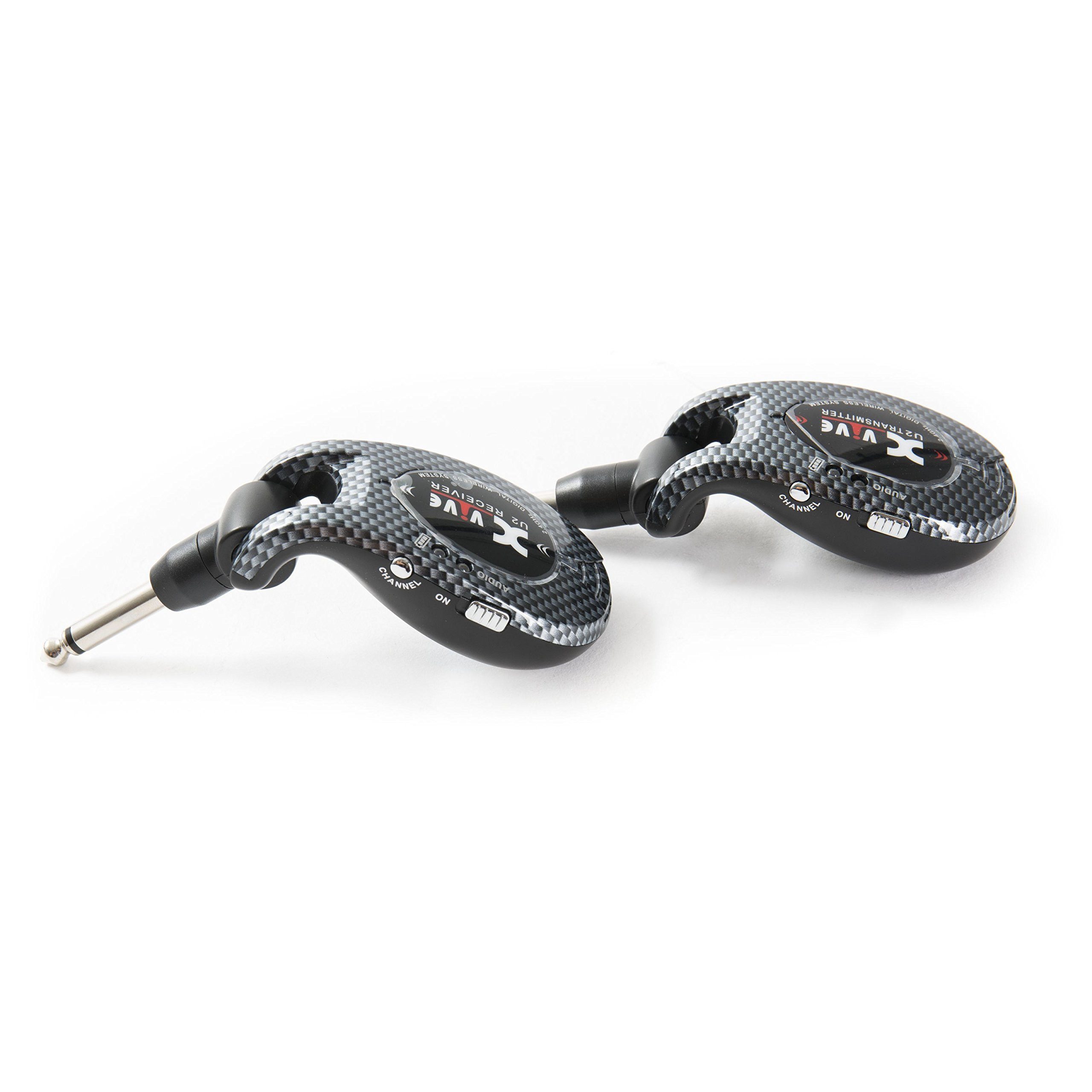 Xvive Mikrofon (U2 Wireless System Carbon), U2 Wireless System Carbon - Sendeanlage für Gitarren