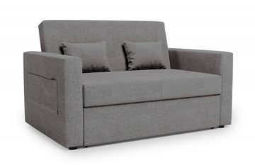 INOSIGN Schlafsofa Ravena Breite 146 cm, mit Bettfunktion, kompaktes 2-Sitzer Sofa, Breitcord, Webstoff