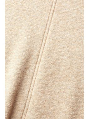 Esprit Stehkragenpullover Mit Wolle: flauschiger Pullover mit Stehkragen