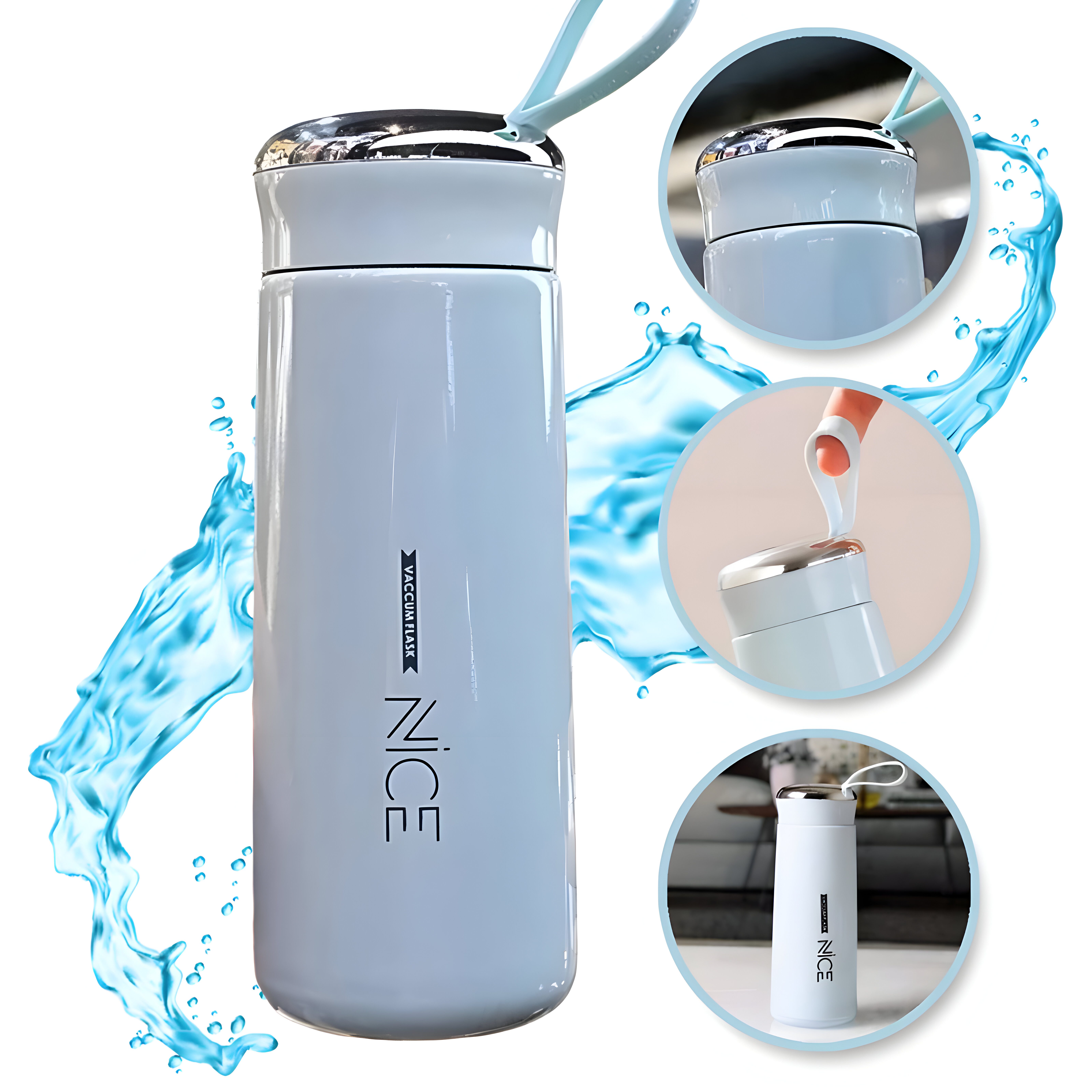 Trinkflasche Sportflasche Wasserflasche Trinkflasche Flasche 400 ml in 3 Farben