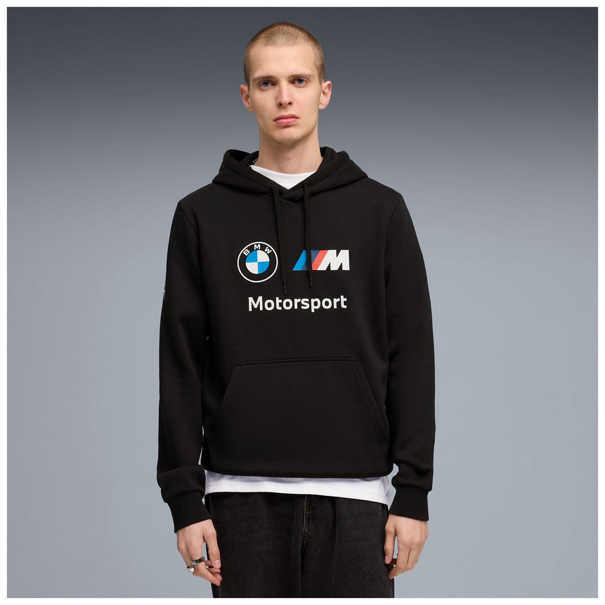 BMW Kapuzenpullover BMW M Motorsport Kapuzenpullover Essential Logo Puma - schwarz