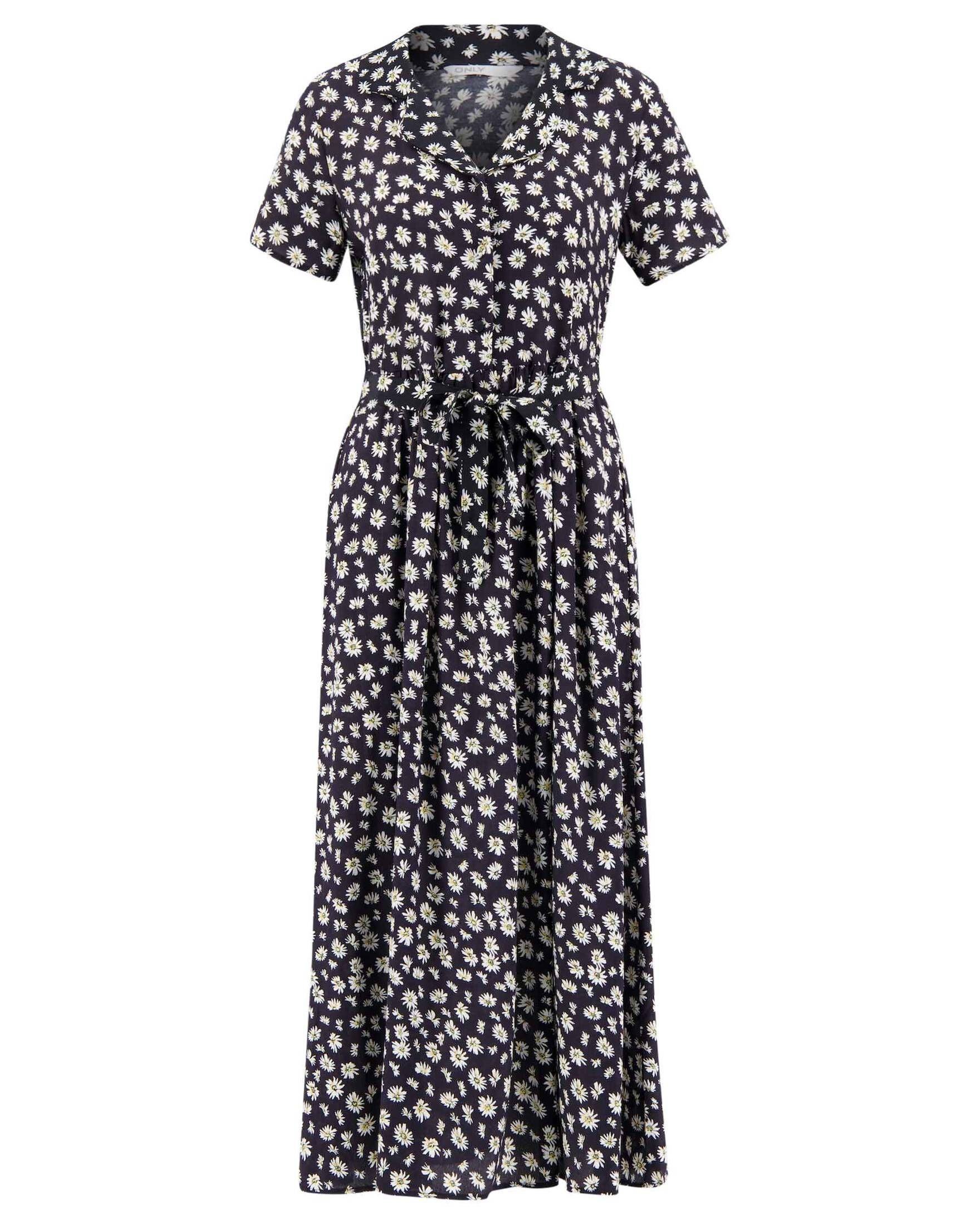 ONLY Sommerkleid Damen Floraler Kleid (1-tlg), ONLHELGA Allover-Print