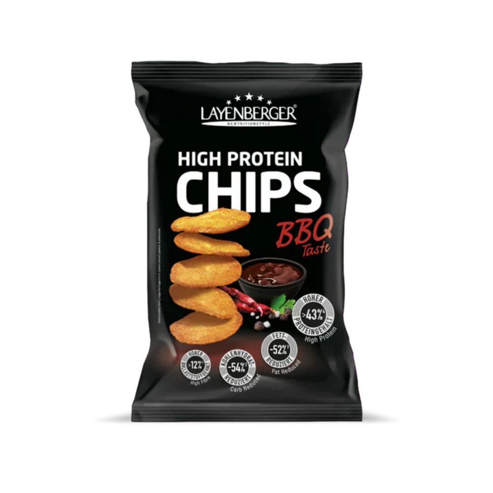 Layenberger Nutrition Group High Protein BBQ Chips, 5 er Tray à 75 g