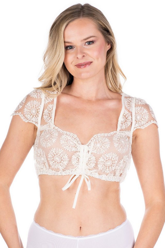 Berwin & Wolff Dirndlbluse Dirndlbluse - ALEHA - ecru