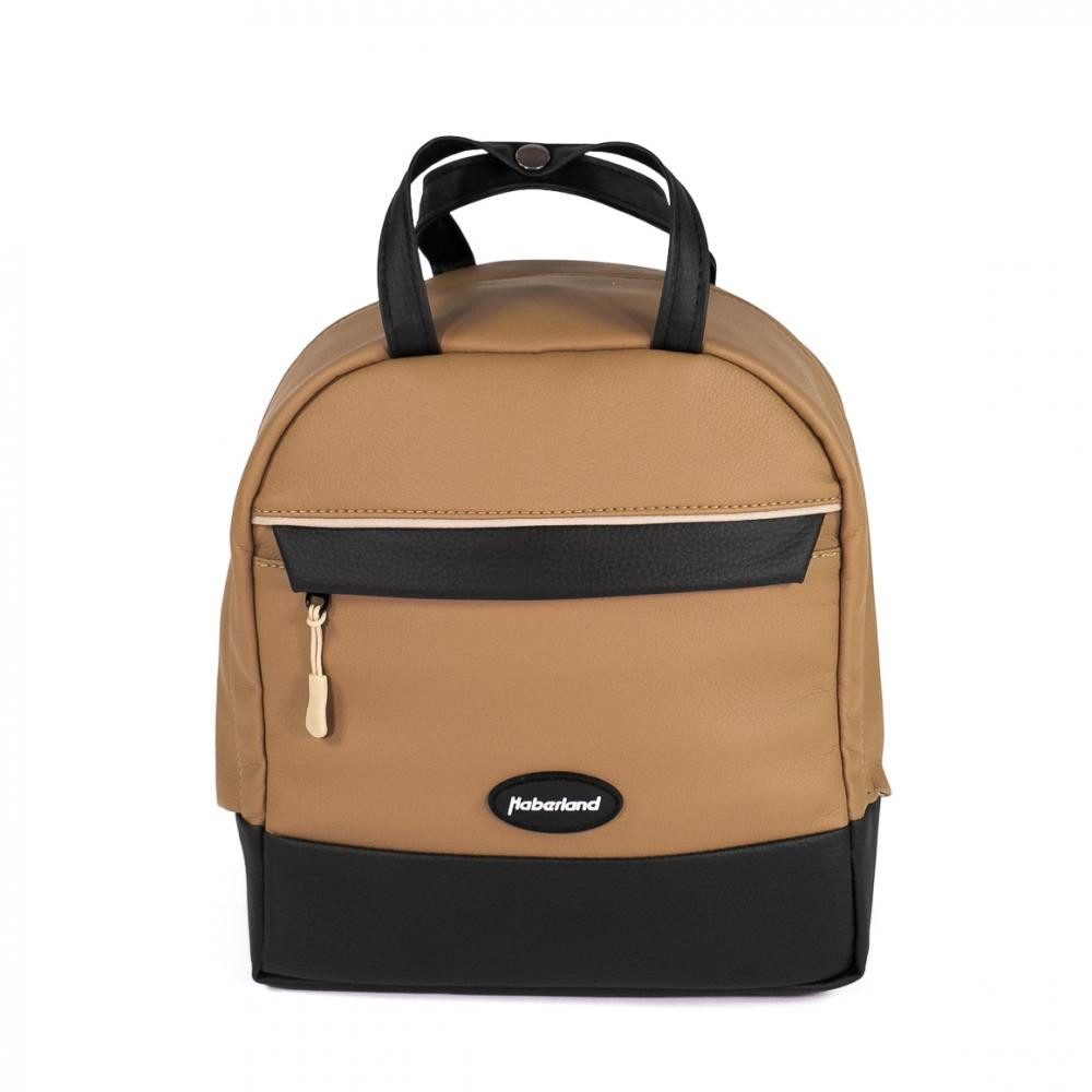 Haberland Fahrradrucksack Haberland Rucksack-Lenkertasche Bella hellbr./sw beige - flexible Lenk