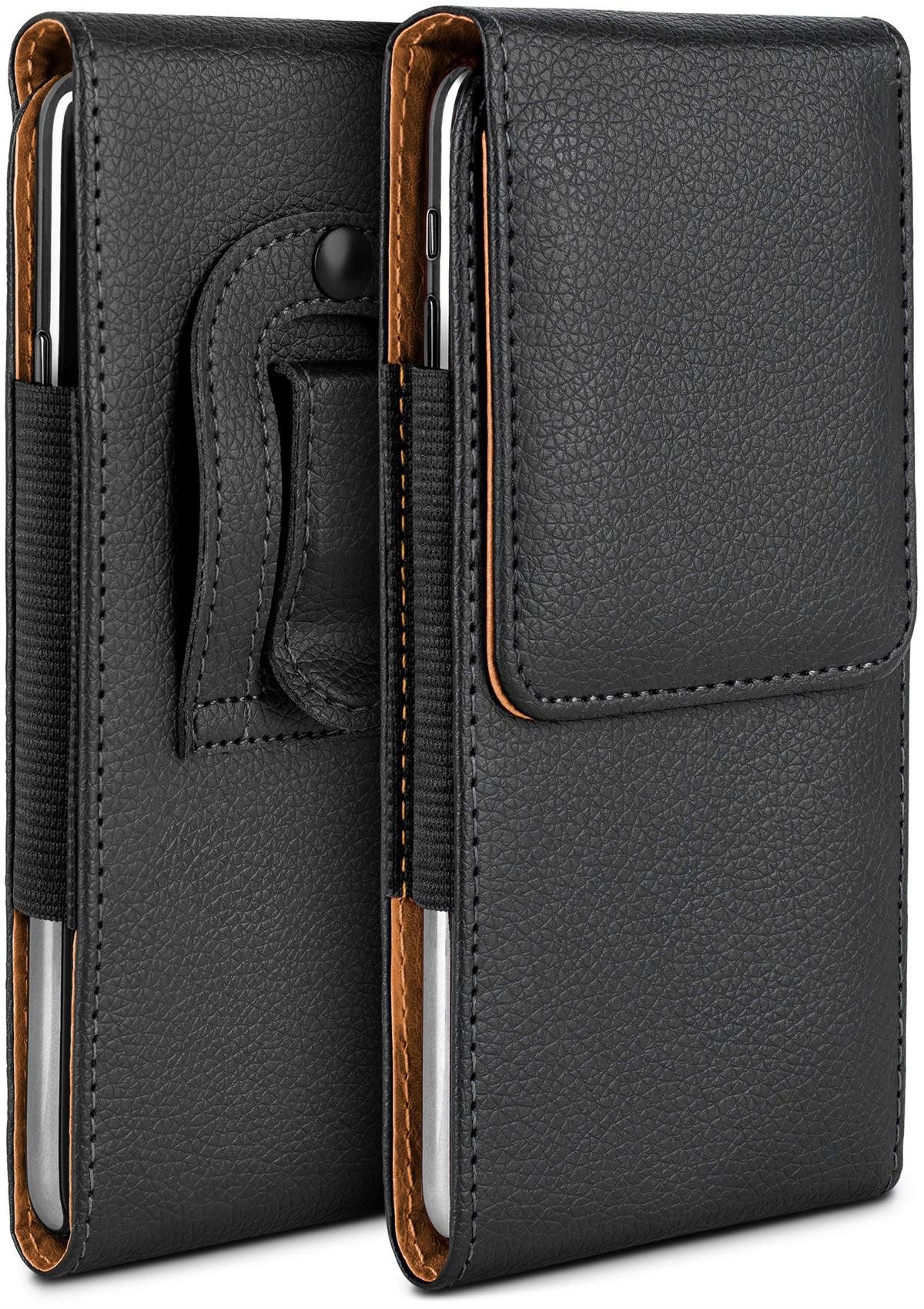moex Handyhülle moex® Plug Case für OnePlus Open, Handy Gürteltasche, 360 Grad Schutz mit Gürtelschlaufe PU Leder Tasche