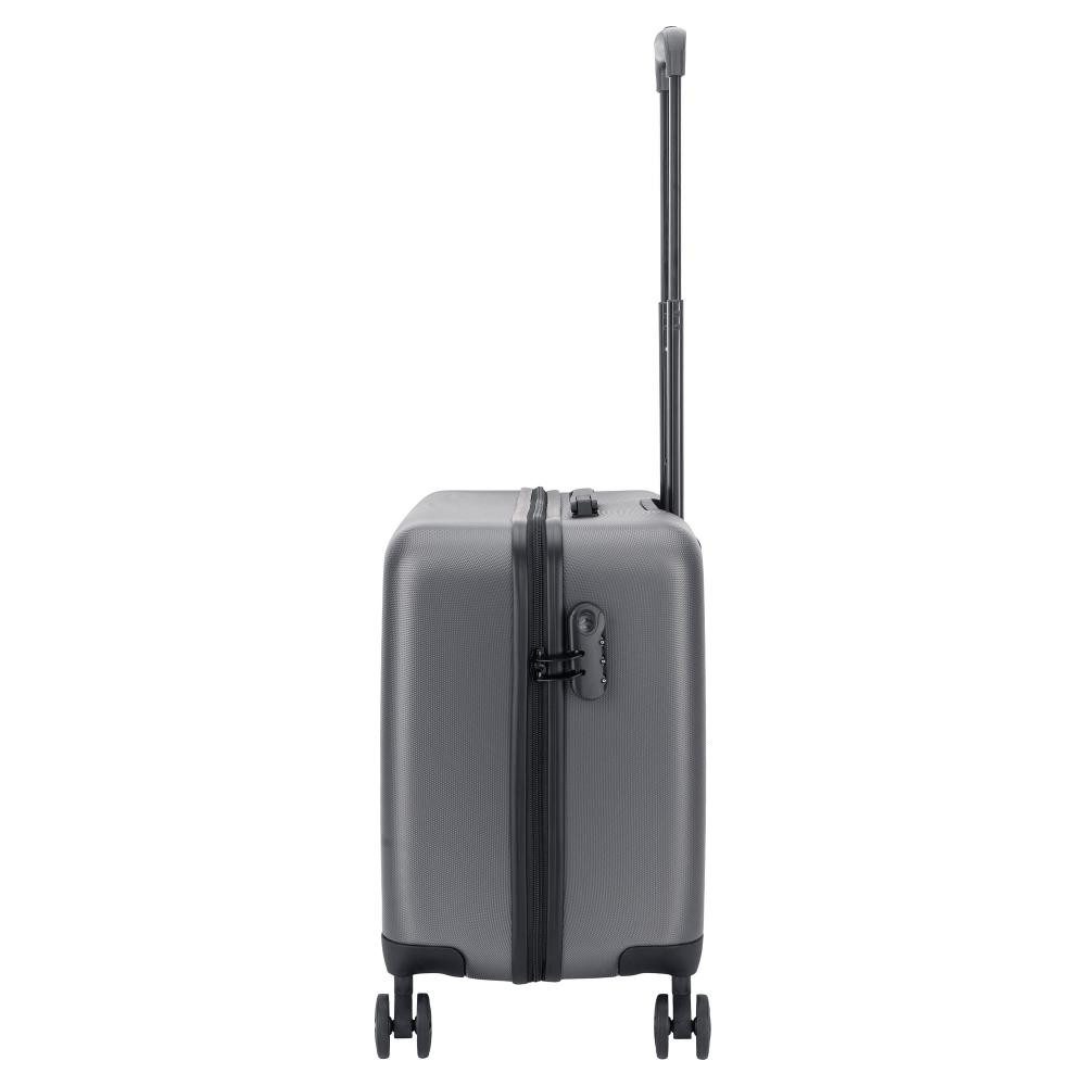 Semplix Nähmaschinen-Trolley - Transportkoffer (M / stahlgrau / Hartschale)