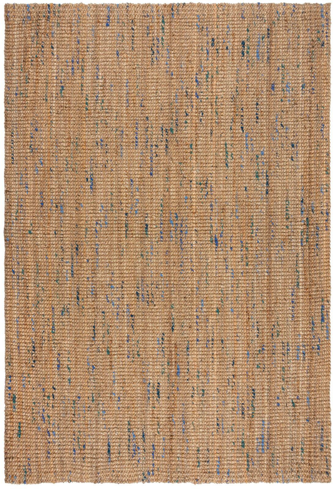 FLAIR RUGS Teppich Jute Boucle, rechteckig, Höhe: 7 mm, aus 100% Jute, mit Fransen, aus Naturfasern