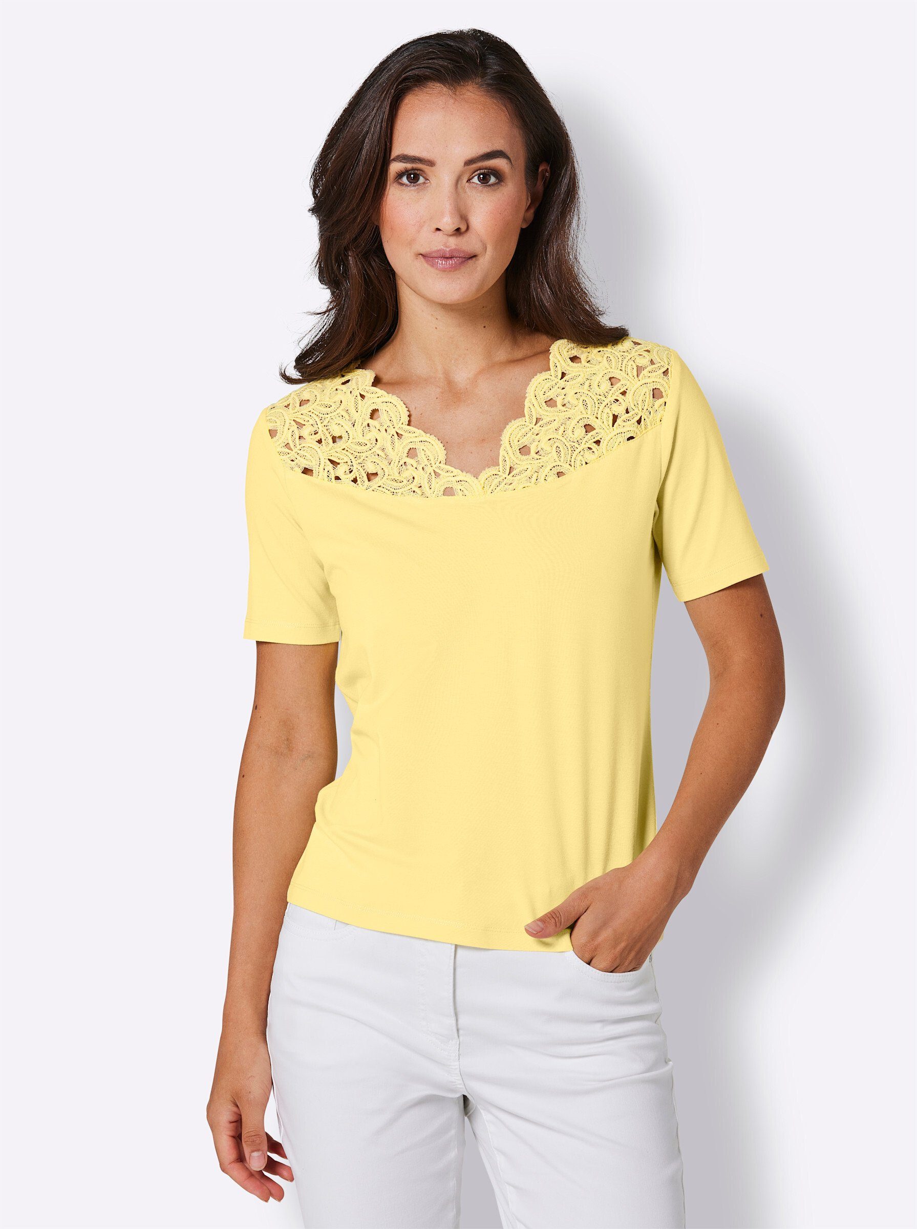 T-Shirt Modal-Baumwoll-Shirt