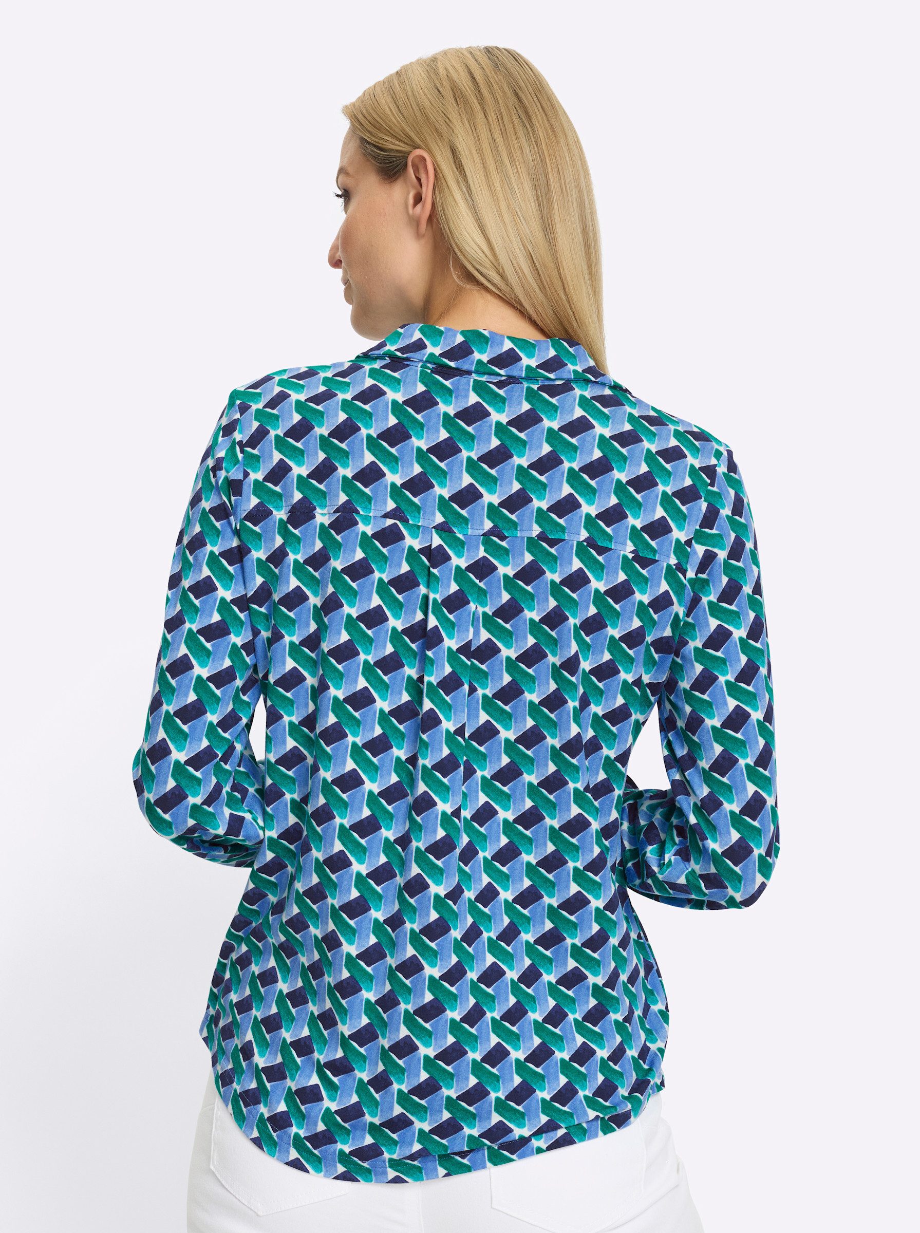 heine Klassische Bluse Druckbluse . günstig online kaufen