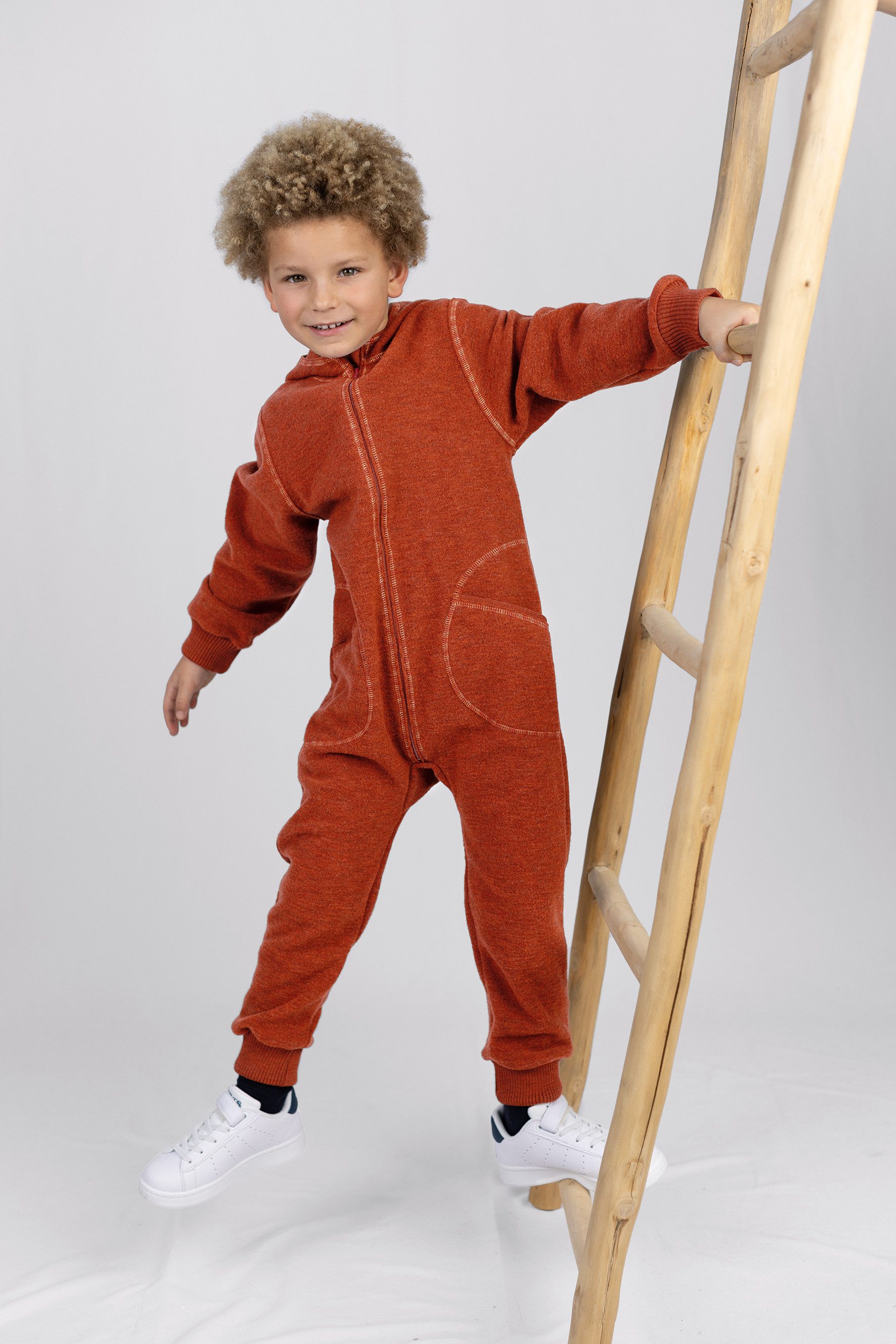 Engel Naturkleidung Overall mit Kapuze, Walk