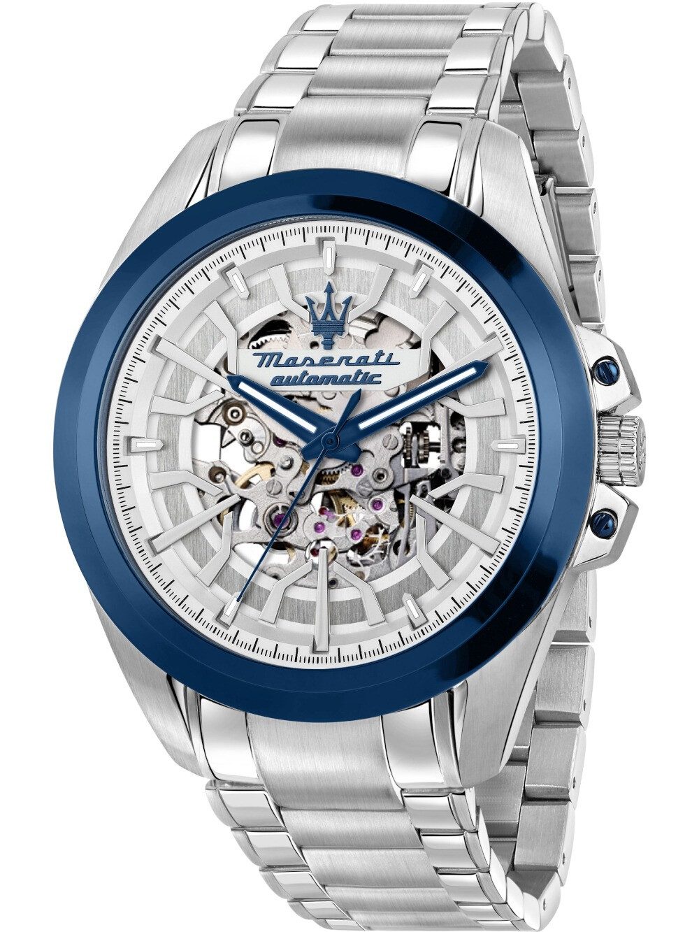 MASERATI Automatikuhr Maserati R8823112006 Herrenuhr Traguardo Automatik 43mm 10ATM Maserati R8823112006 Herrenuhr Traguardo Automatik 43mm 10ATM