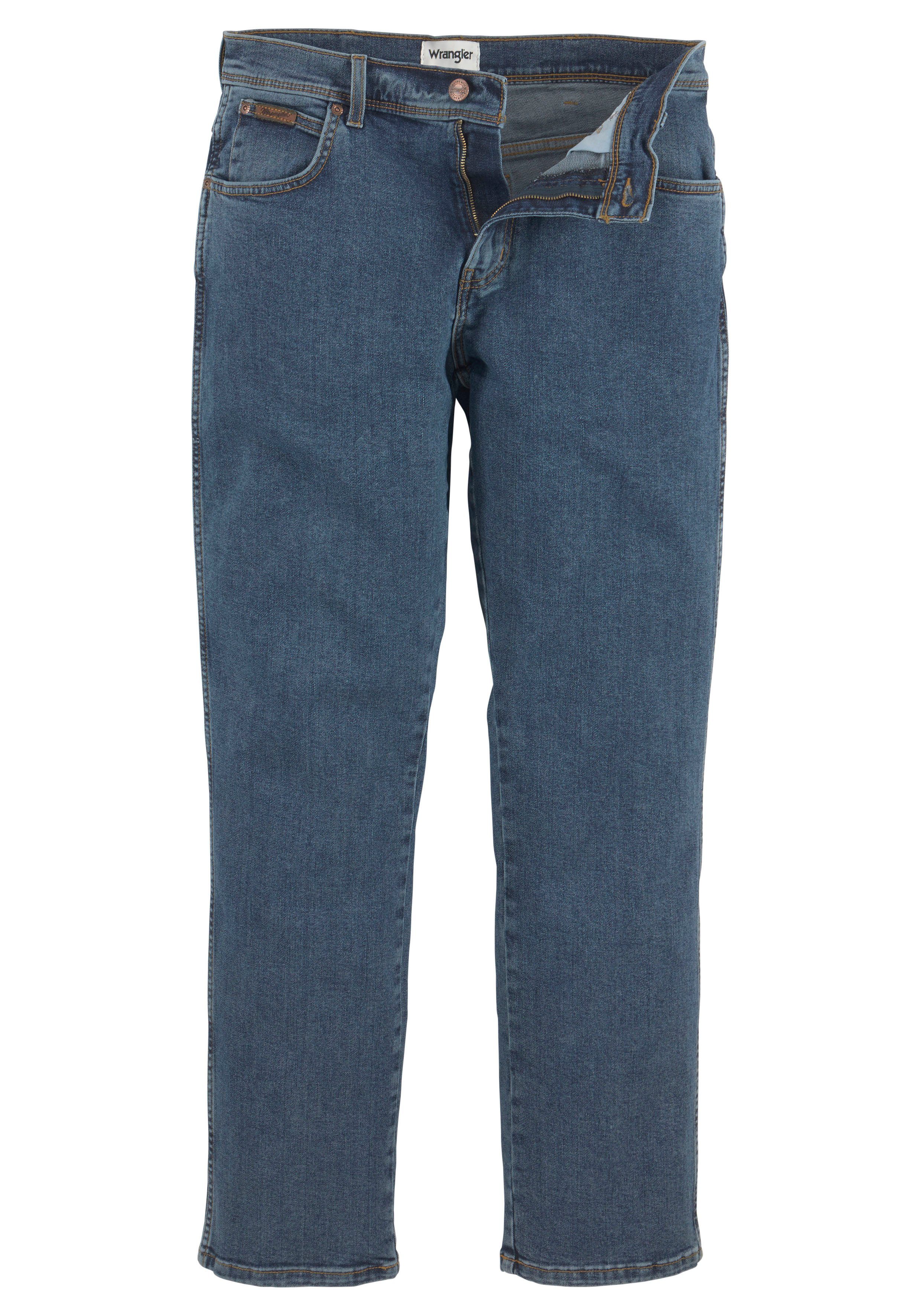 Jeans Texas Gerade Wrangler stone-wash