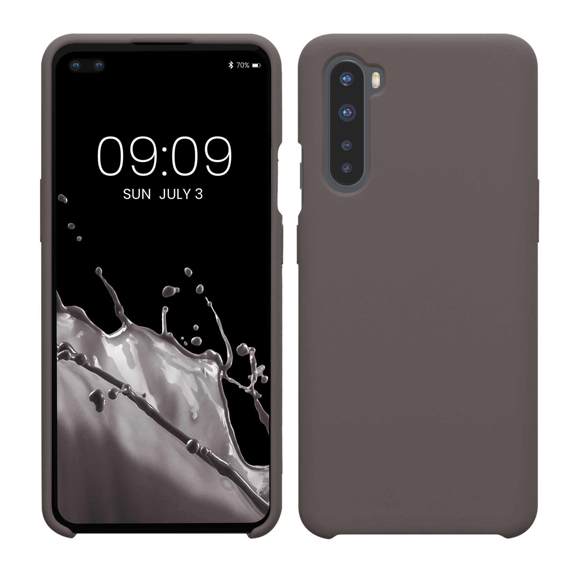kwmobile Handyhülle Handyhülle für OnePlus Nord Hülle, Weiches Handy Silikon Case - Schutzhülle Cover