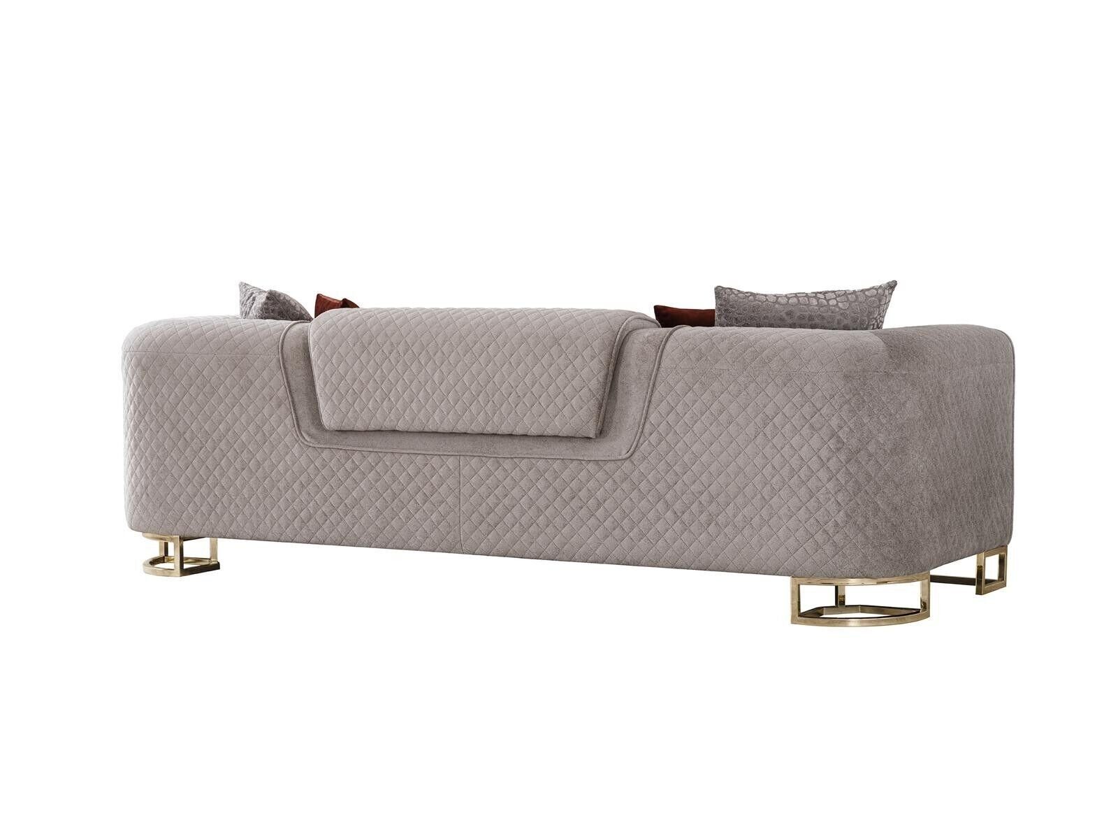 in xxl Einrichtung Polster 240cm, Möbel Sofa JVmoebel Ecksofa Luxus Europa Made Couch Dreisitzer