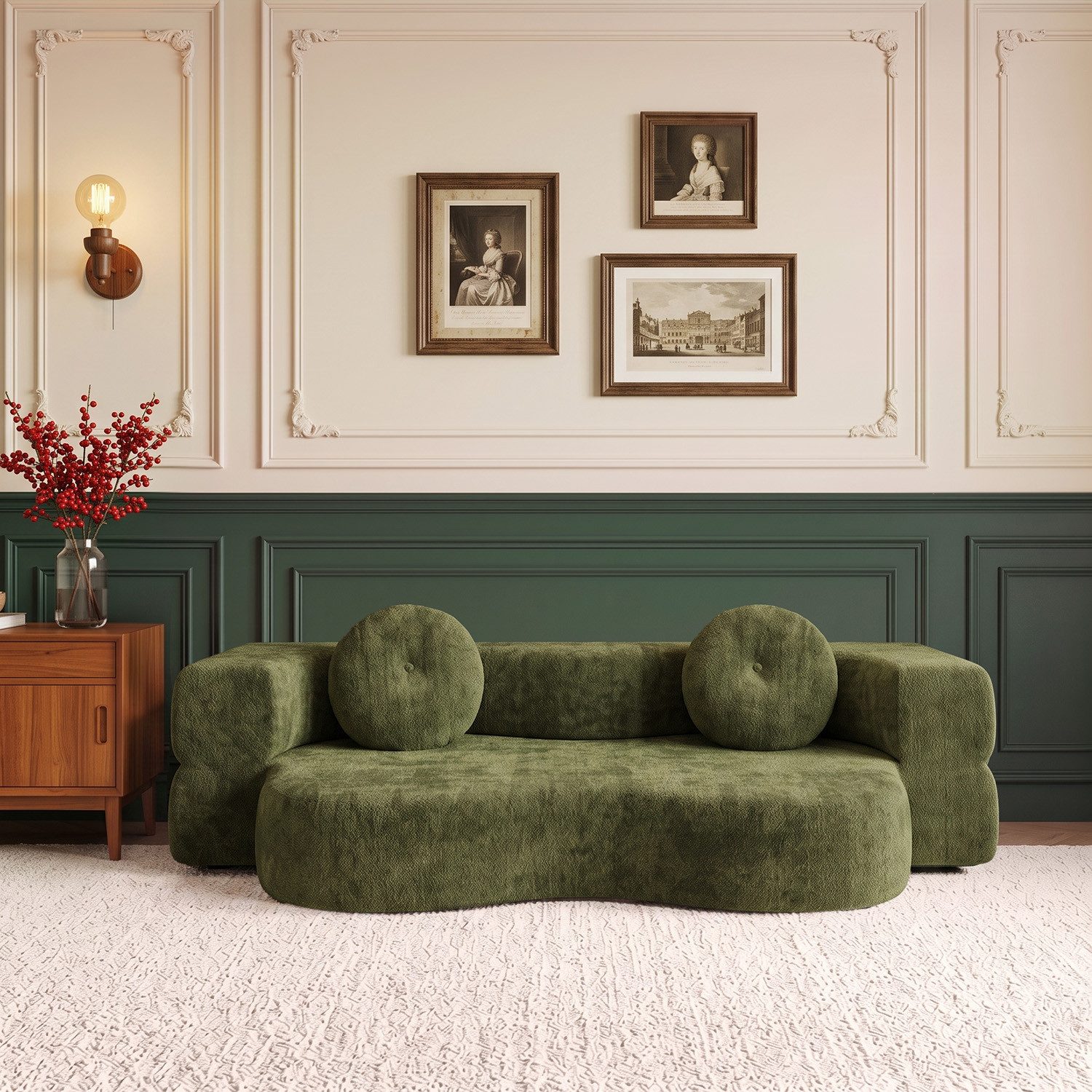 HOMALL Sofa Fashionable Klappsofa, Keine Installation erforderlich, geeignet für Wohnzimmer, Freizeitbereiche,Unser Tiefpreis