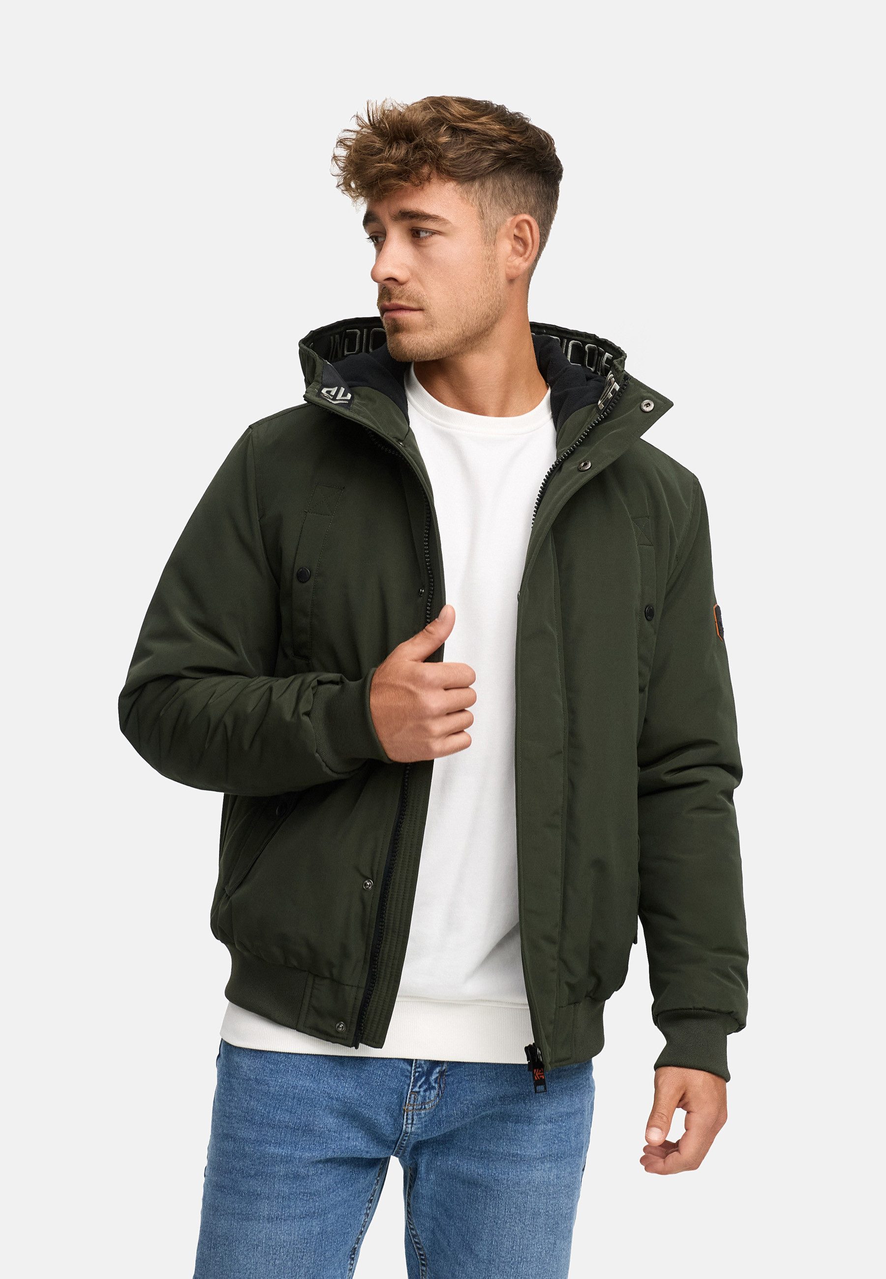 Indicode Winterjacke Herren INAlbanos Jacke Winter Herrenjacke mit Kapuze u günstig online kaufen