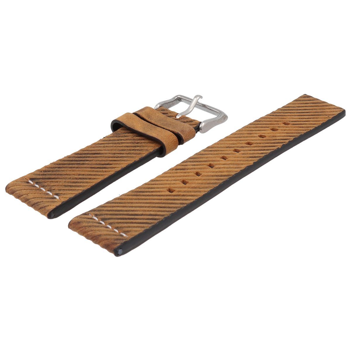 BOSS Uhrenarmband 22mm Leder Braun 659302741