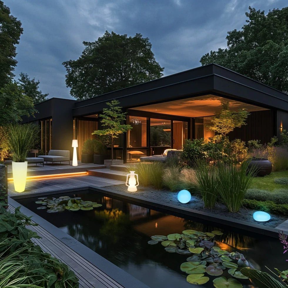 smartwares Gartenleuchte Smartwares LED Außen-Stehleuchte IDE-60080 weiß, Inkl. Leuchtmittel, Nicht dimmbar ohne Bewegungsmelder