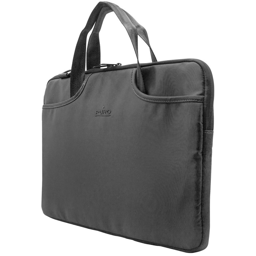 Puro Laptoptasche Notebooktasche Schutzhülle Umhängetasche (Spar-Set, 1-tlg., 14 Zoll ultradünn), Mikrofaserfutter, Außentaschen, Schultergurt