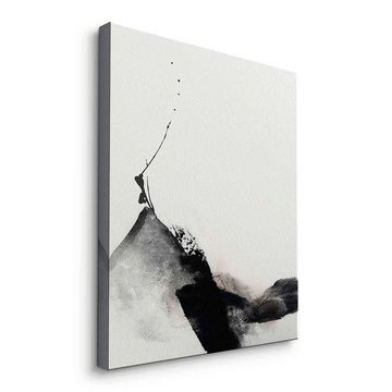 DOTCOMCANVAS® Leinwandbild Unruly, Leinwandbild weiß moderne abstrakte Kunst Druck Wandbild