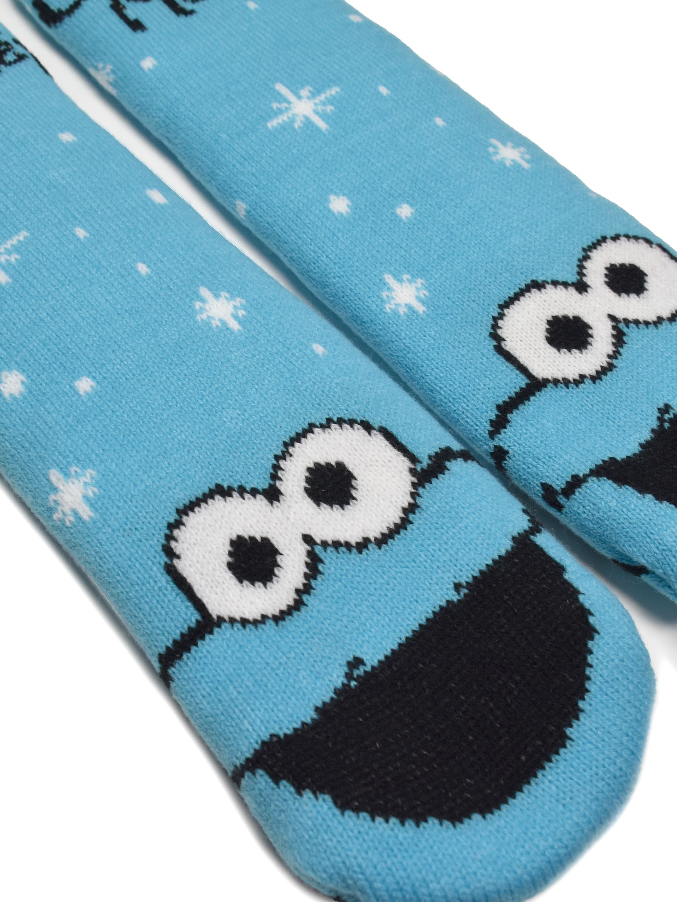 United Labels® Socken Sesamstraße Krümelmonster Hüttensocken Haussocken Kuschelsocken