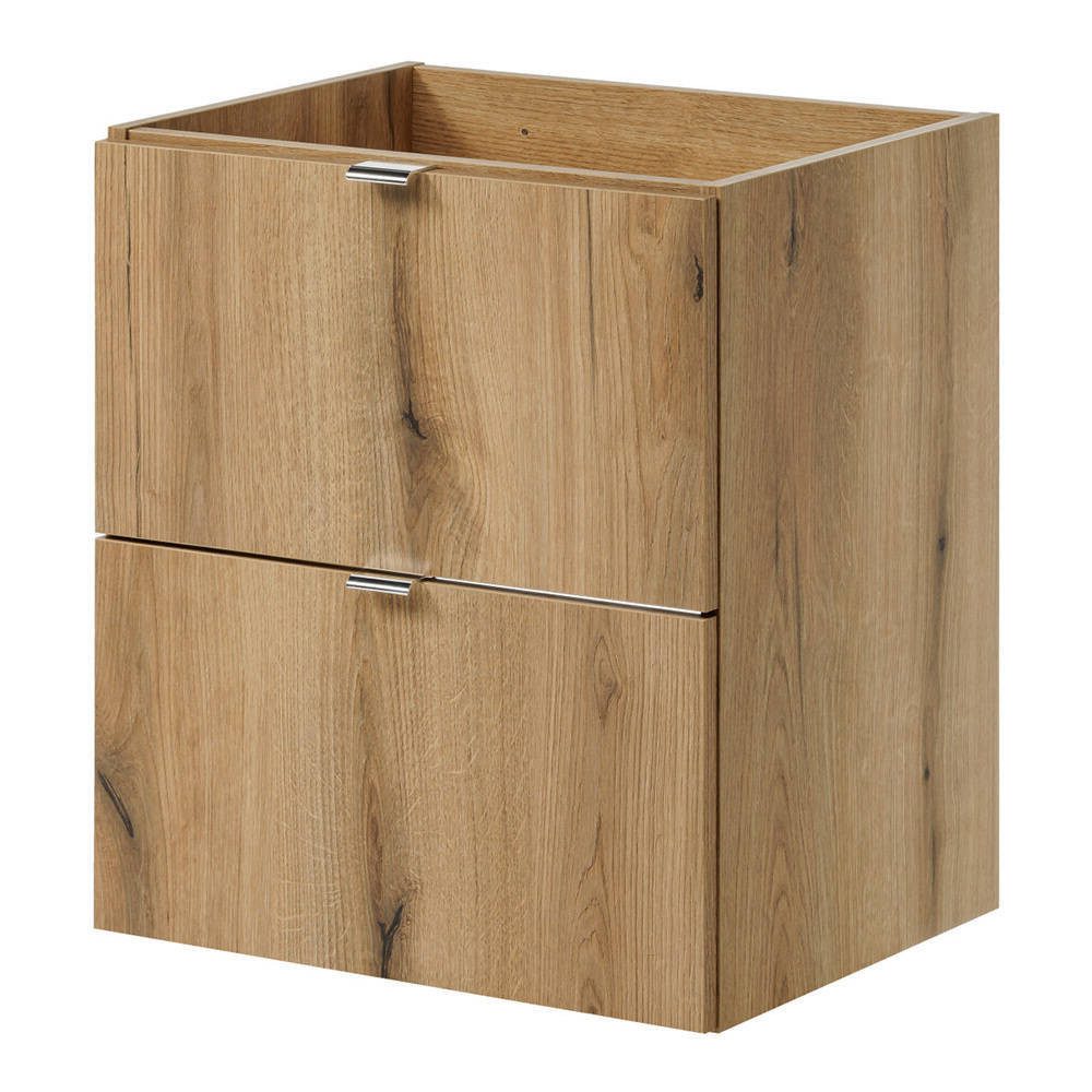en.casa Waschtisch, Unterschrank »Skelbolu« inkl. Раковины 50x57x39 cm Eicheoptik