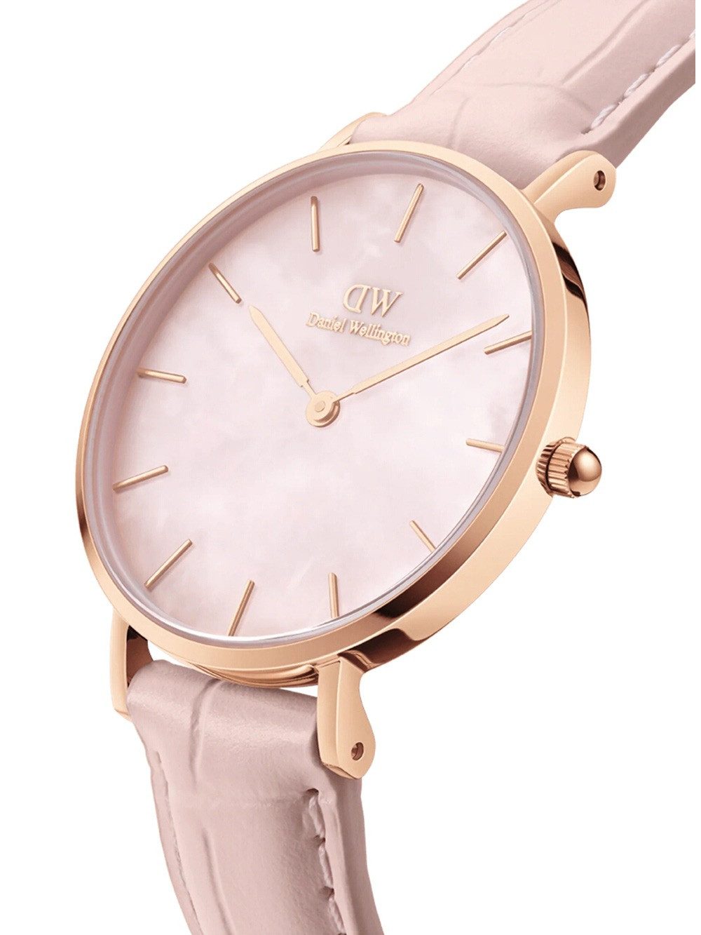 Daniel Wellington Quarzuhr Daniel Wellington DW00100514 Damenuhr Petite Mother of Pearl 32mm 3ATM Daniel Wellington DW00100514 Damenuhr Petite Mother of Pearl 32mm 3ATM