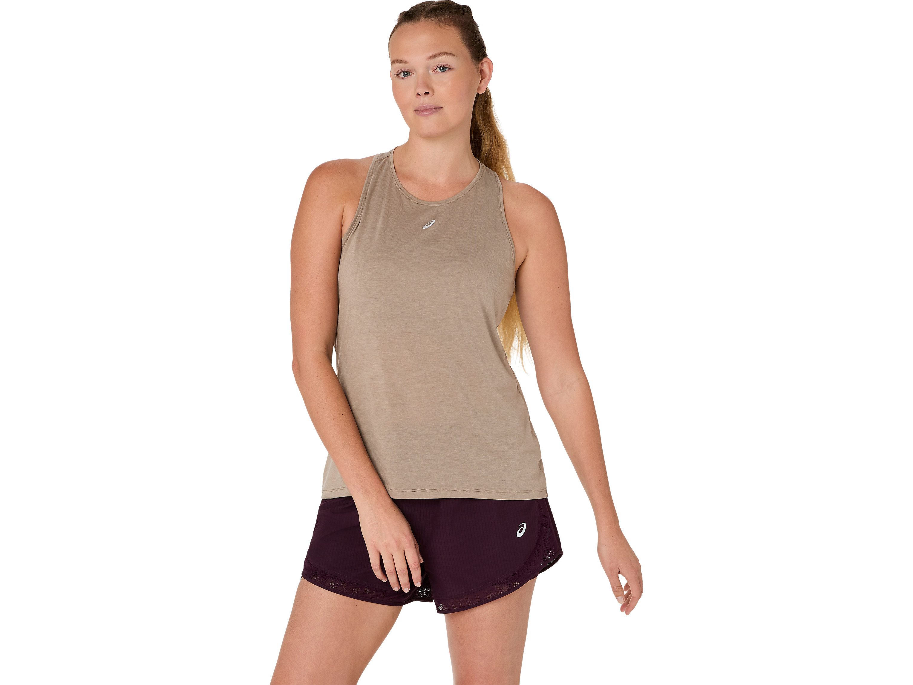 Asics Lauftop NAGINO RUN ADJUSTABLE TANK gerade geschnitten, leichtes Material, weiches Gewebe