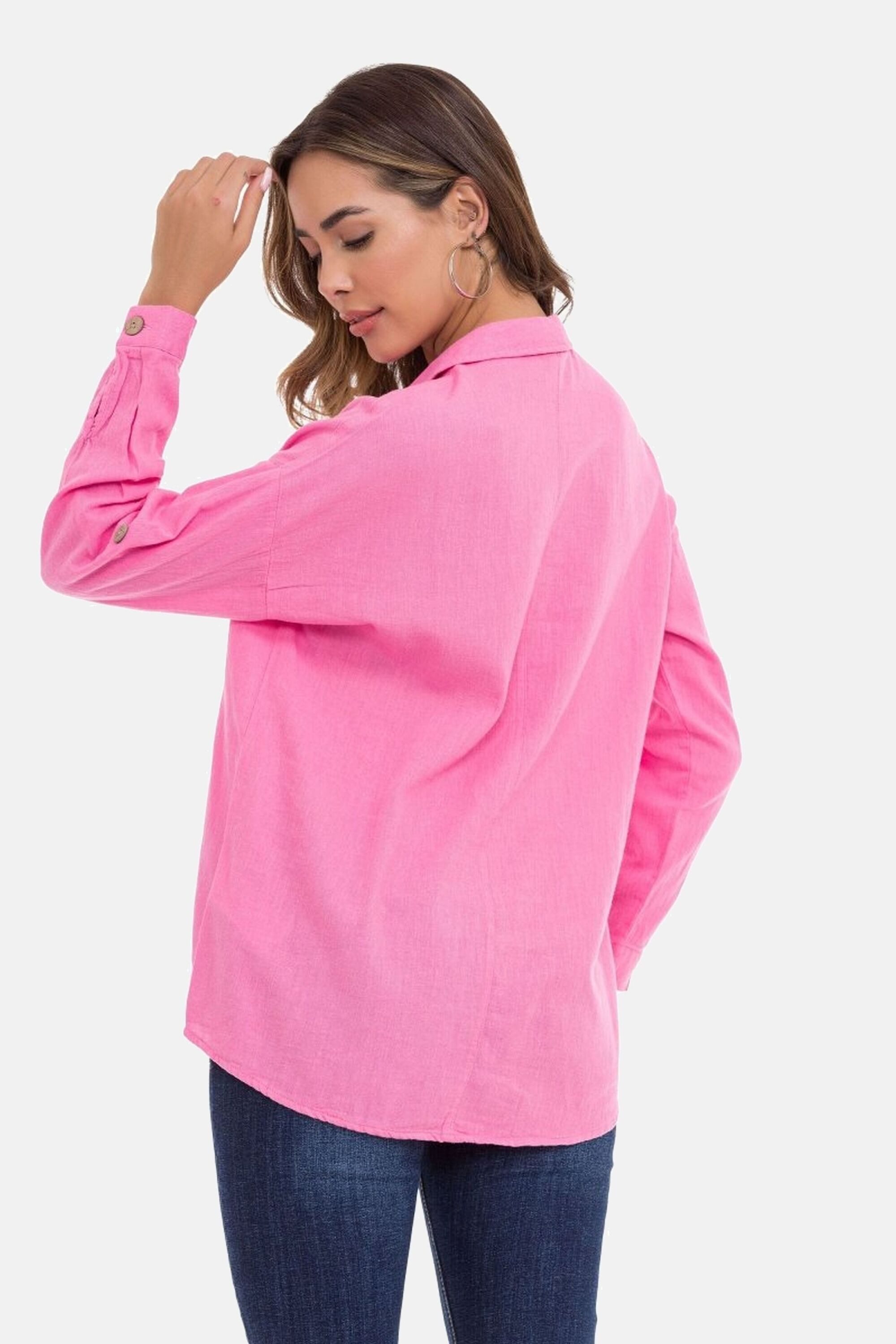 Cipo & Baxx Hemdbluse "Hemdbluse" 1 Stk. tlg. mit Kontrastnähten, WH132 günstig online kaufen