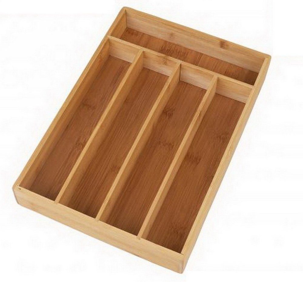 Bambou&Co Besteckkasten Bambus Besteckkasten (1 St., Maße: (BxLxH) ca. 23 x 33 x 5 cm), Bambou&Co. Bambus Besteckkasten 30134