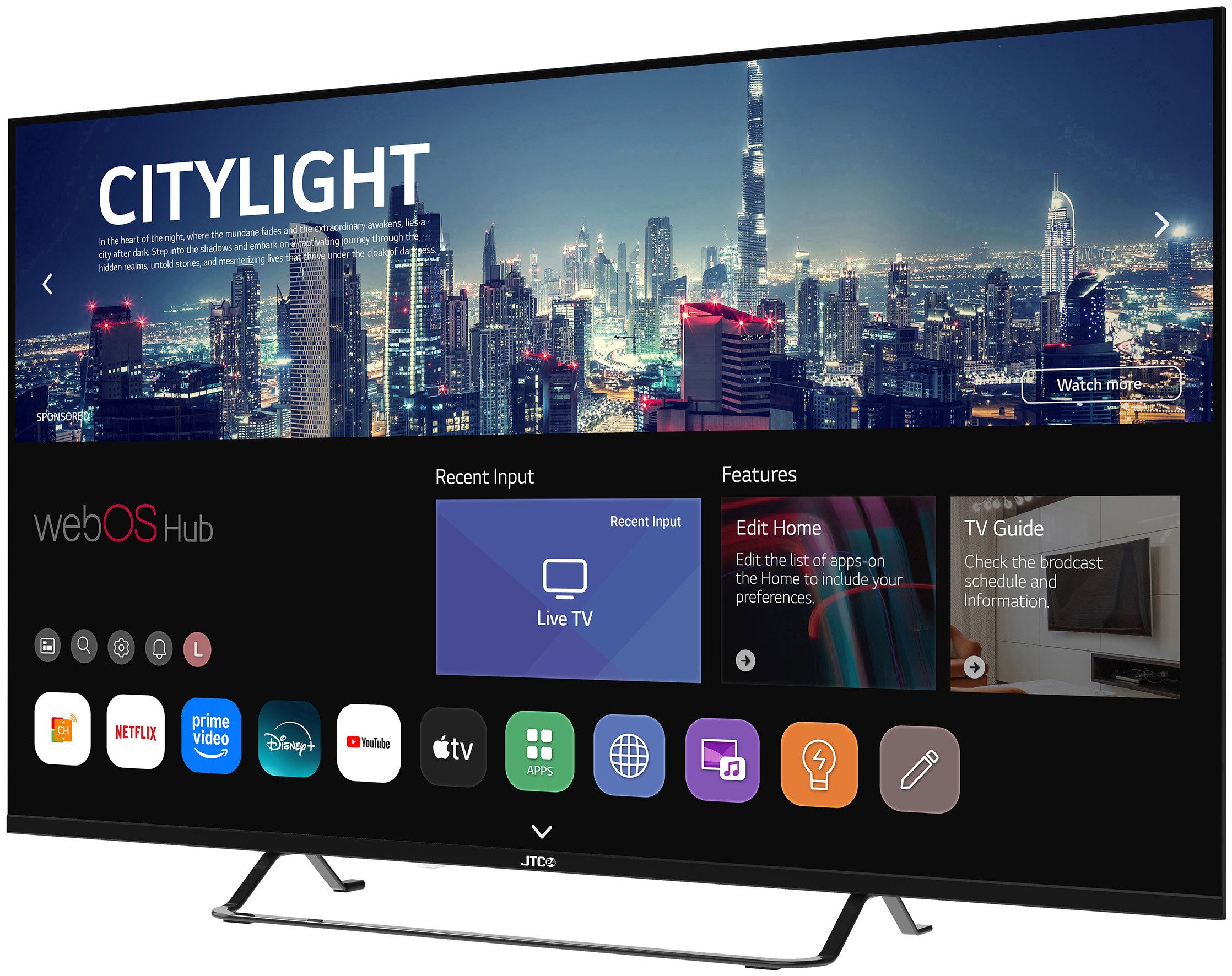 JTC-24 JTCS50U39501FLW LED-Fernseher (12...