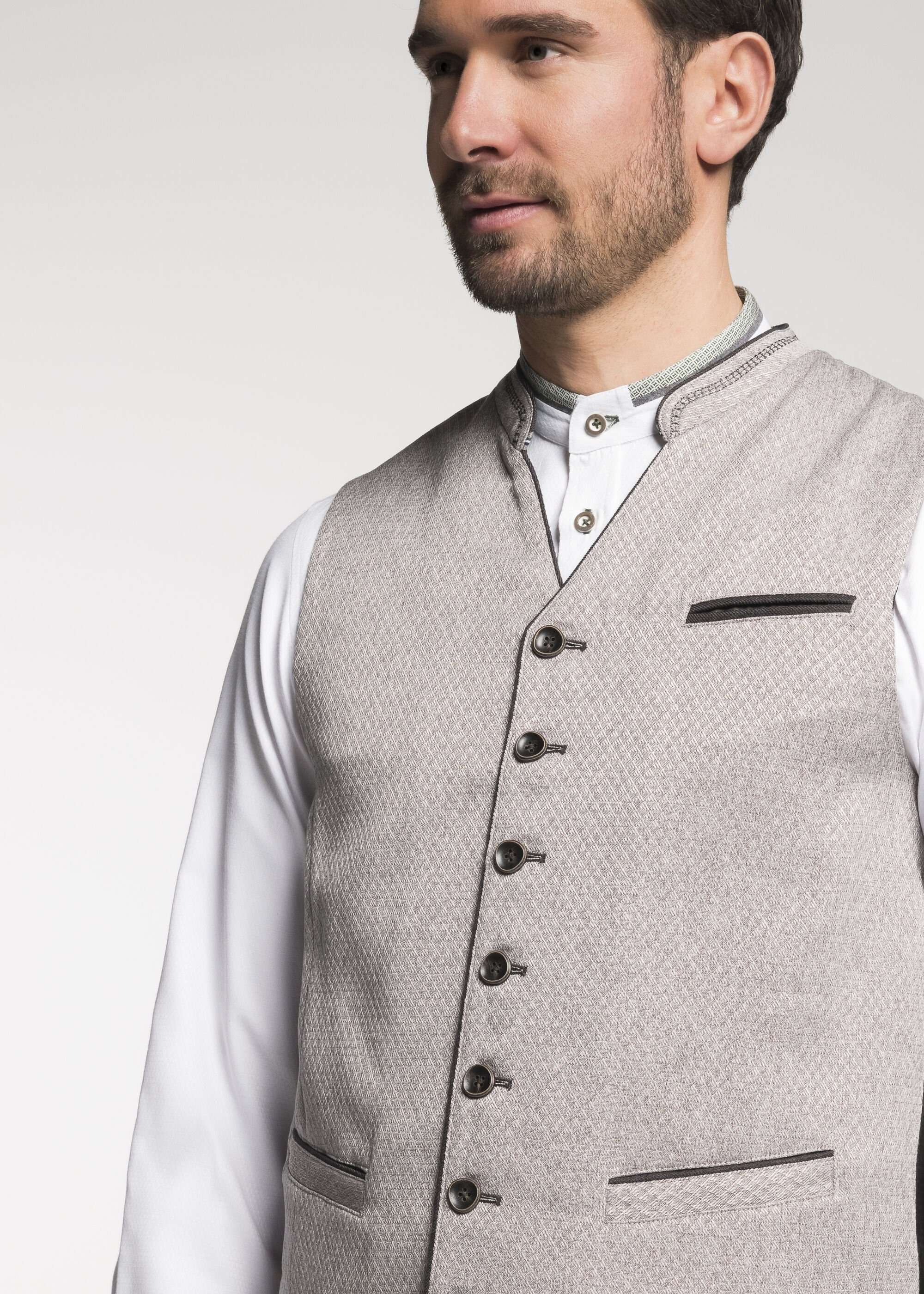 Spieth & Wensky Trachtenweste Damian (1-tlg) Verstellbare Schließe am Rücken