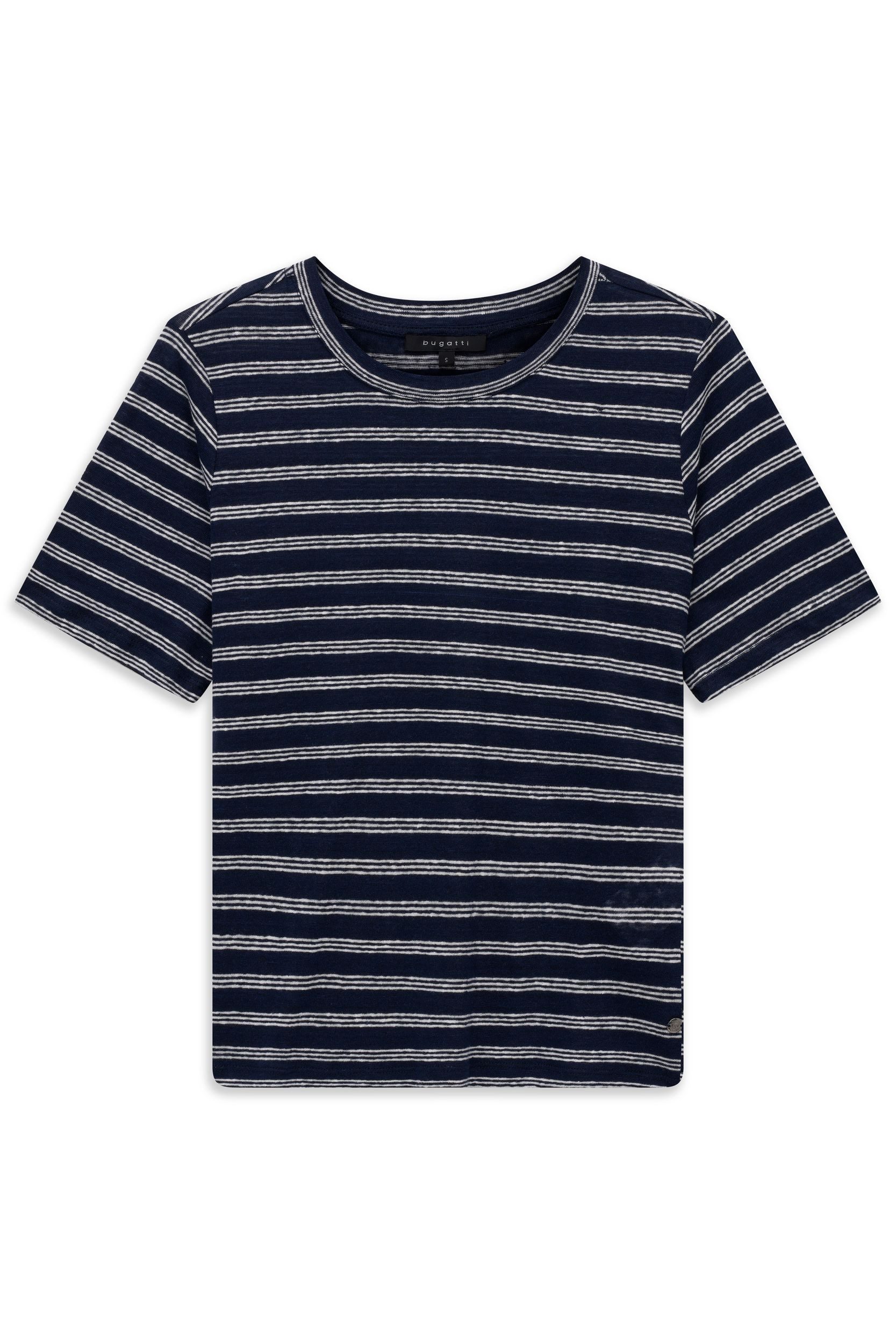 bugatti W8588-44957 T Shirt Manica Corta, Bianco-10, L Donna