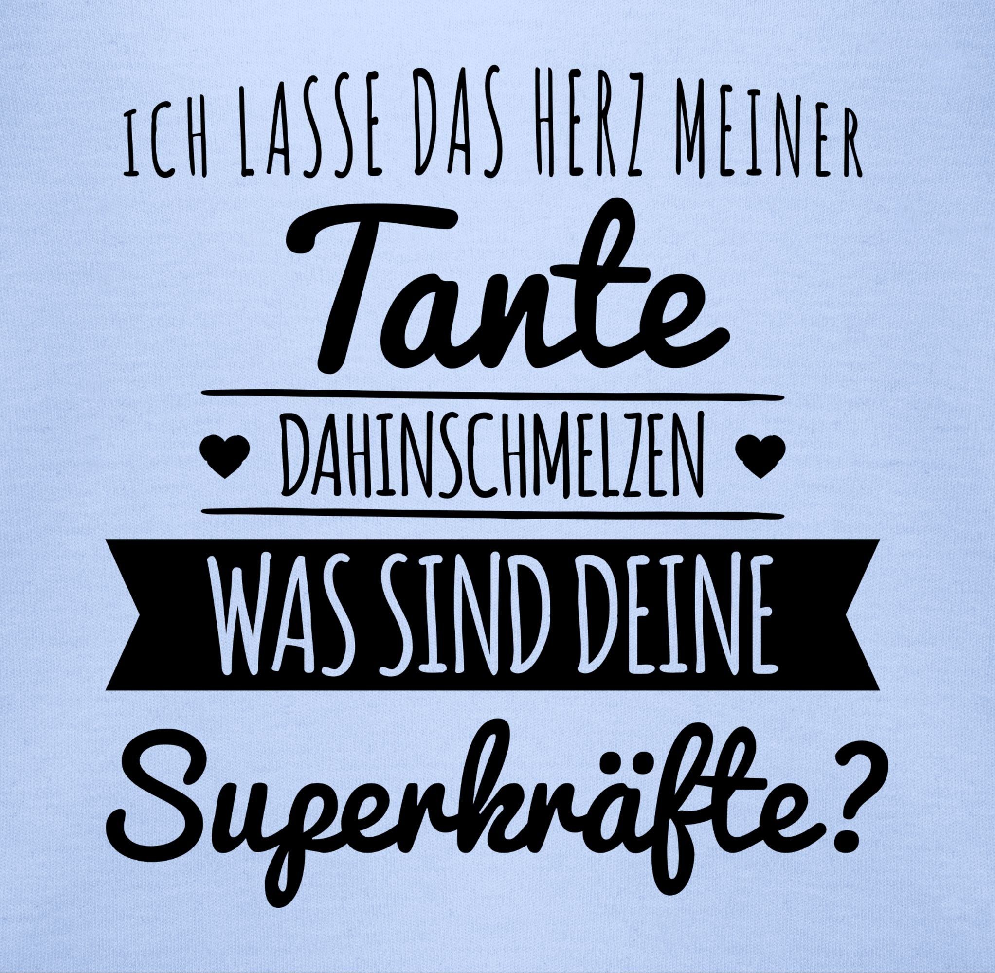 Shirtracer Tante dahinschmelzen Tante 1 Babyblau T-Shirt Herz