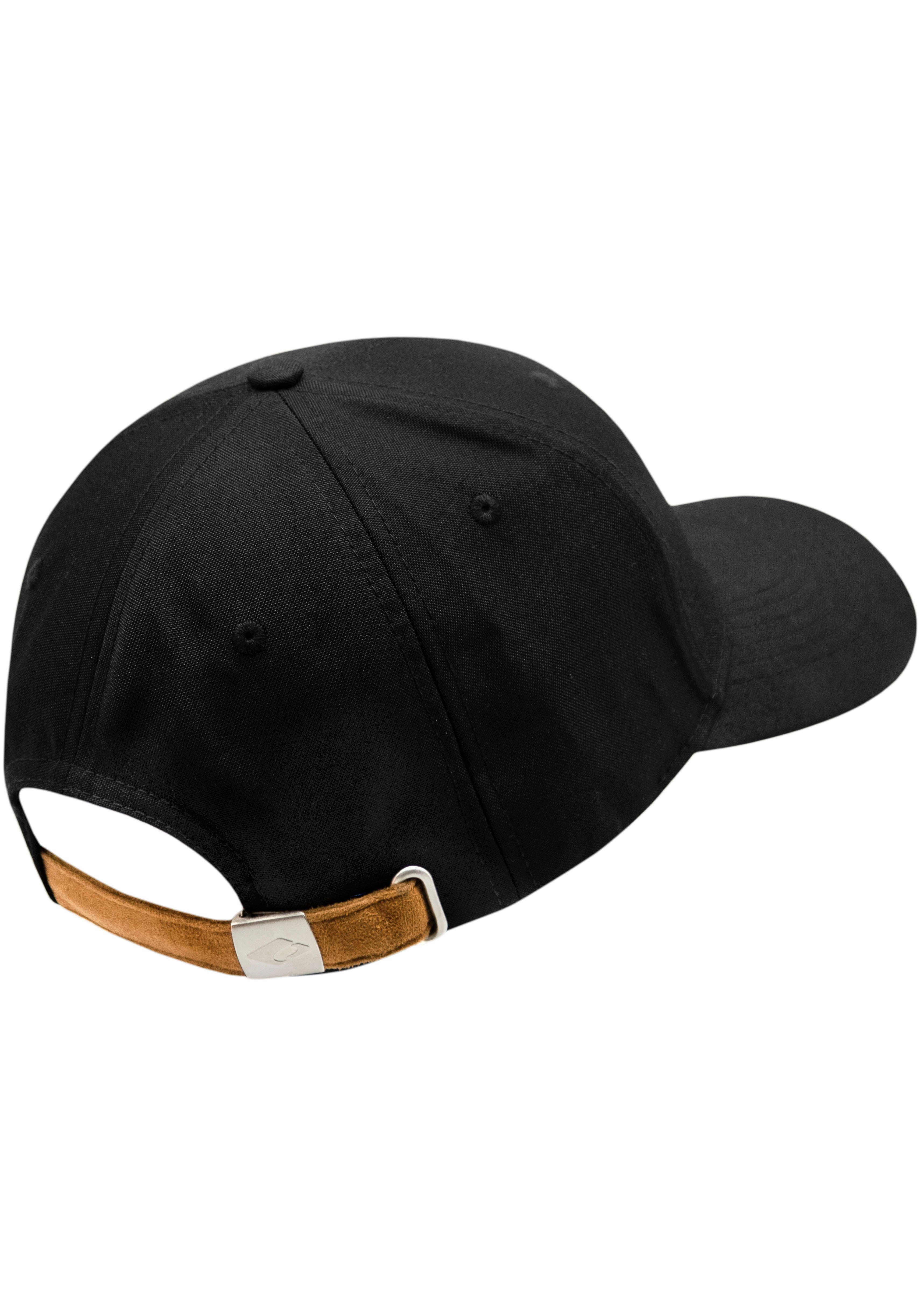 Amadora schwarz chillouts One melierter in Size, Cap Baseball verstellbar Optik, Hat