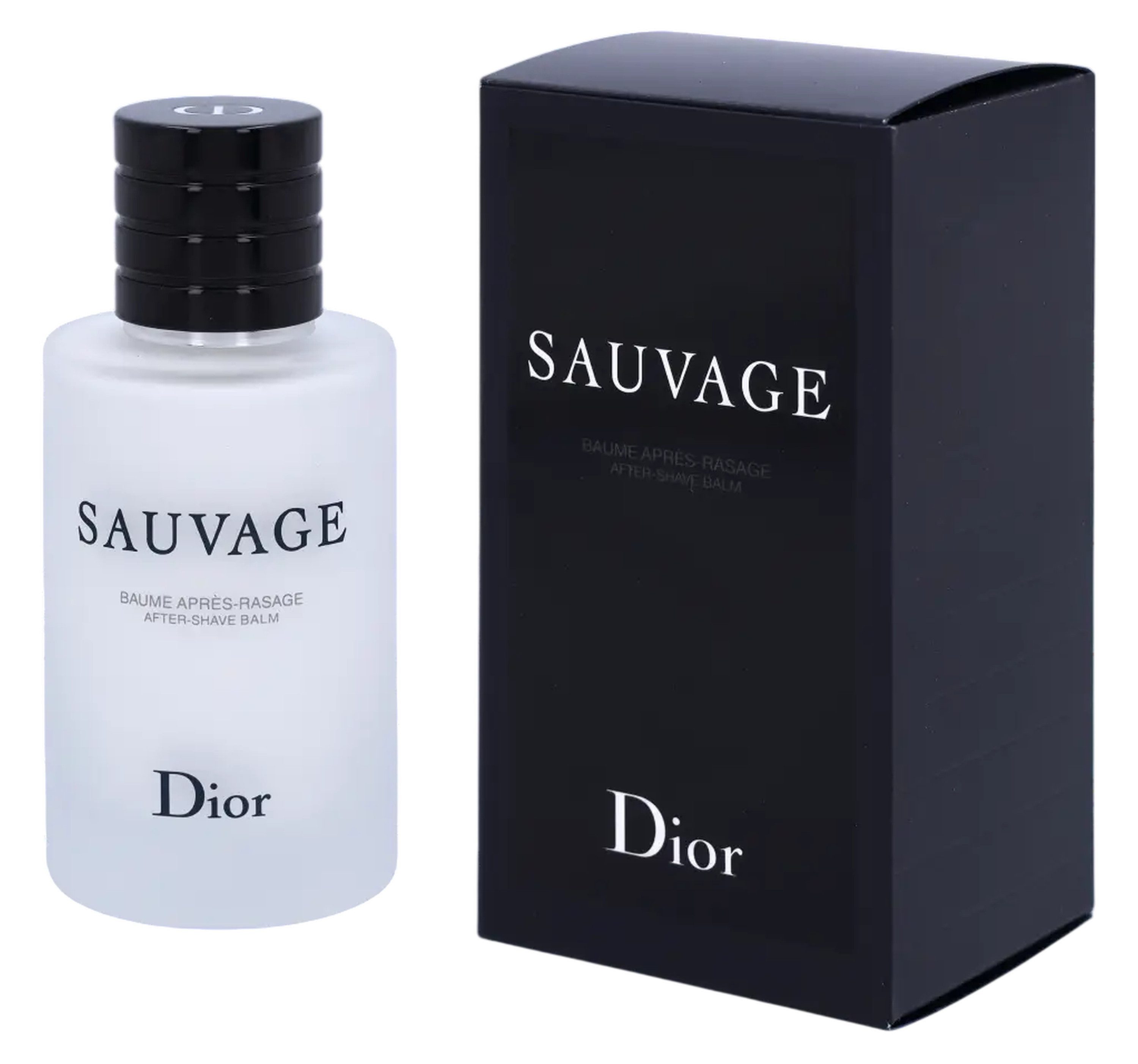 Dior After-Shave Balsam Sauvage Herren, Frisch-würziger Duft mit Bergamotte, Pfeffer und Ambroxan